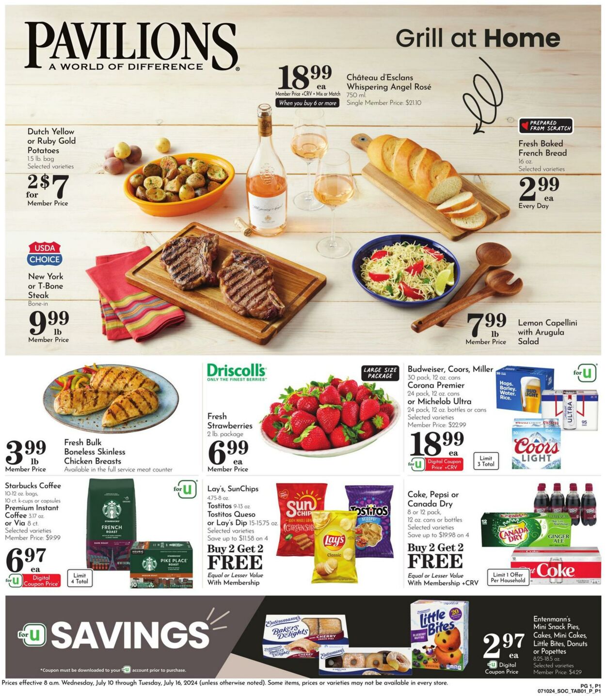 Weekly ad Pavilions 07/10/2024 - 07/16/2024