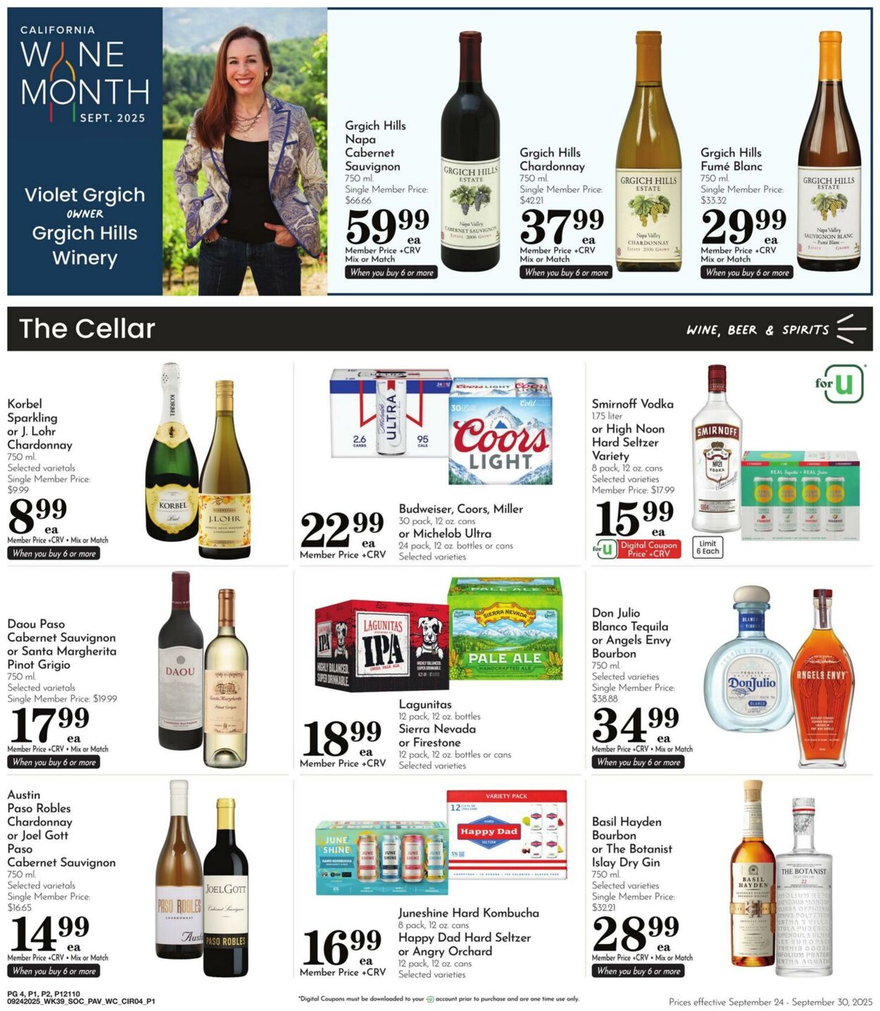Weekly ad Pavilions 09/24/2025 - 09/30/2025