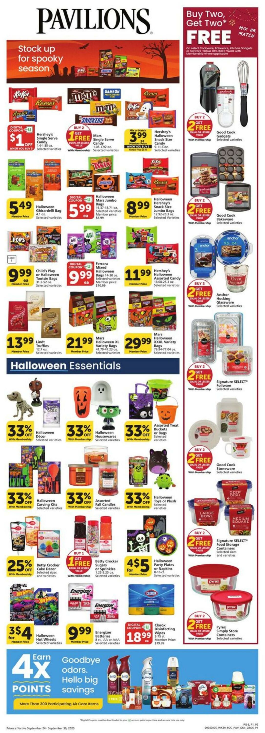 Weekly ad Pavilions 09/24/2025 - 09/30/2025