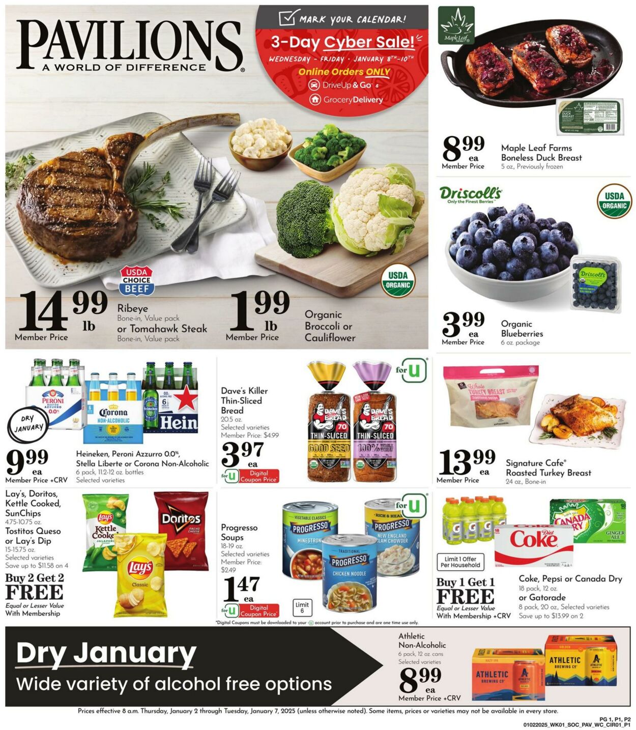 Weekly ad Pavilions 01/01/2025 - 01/07/2025