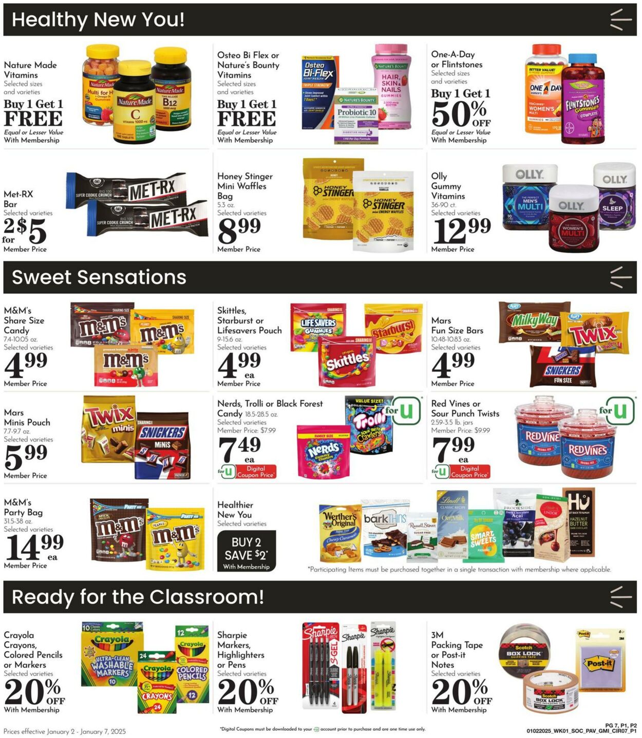 Weekly ad Pavilions 01/01/2025 - 01/07/2025