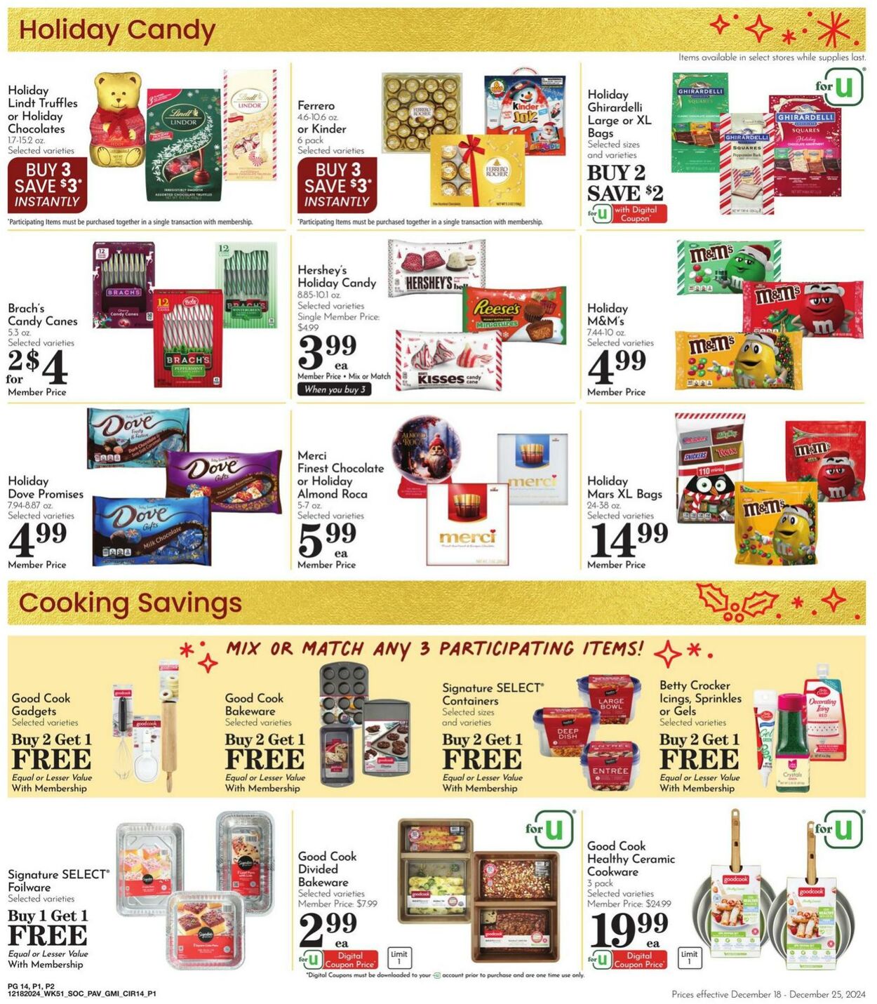 Weekly ad Pavilions 12/18/2024 - 12/25/2024