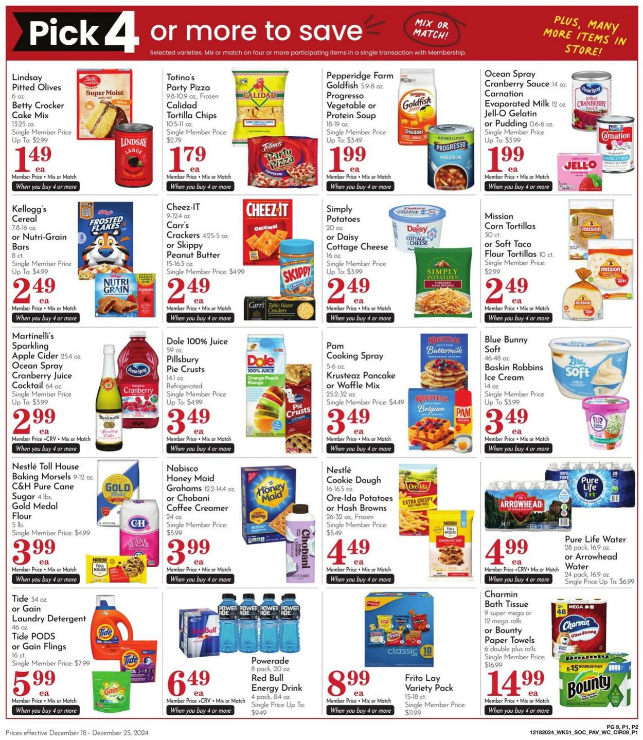 Weekly ad Pavilions 12/18/2024 - 12/25/2024