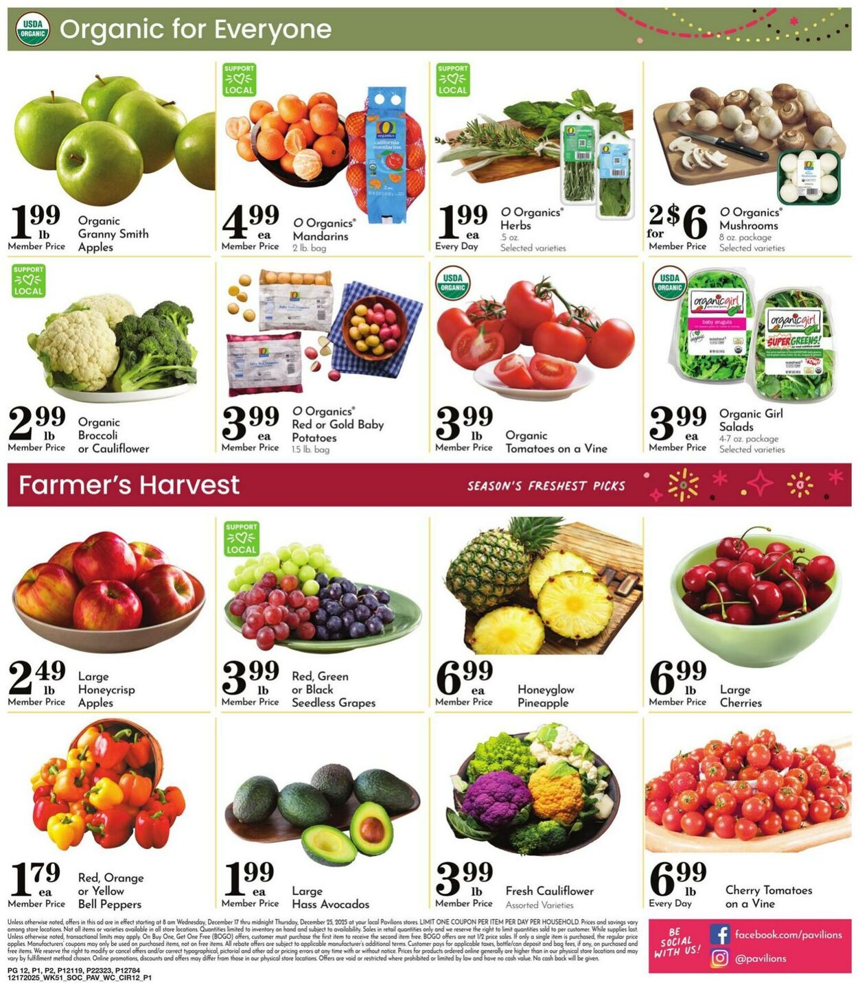 Weekly ad Pavilions 12/17/2025 - 12/25/2025