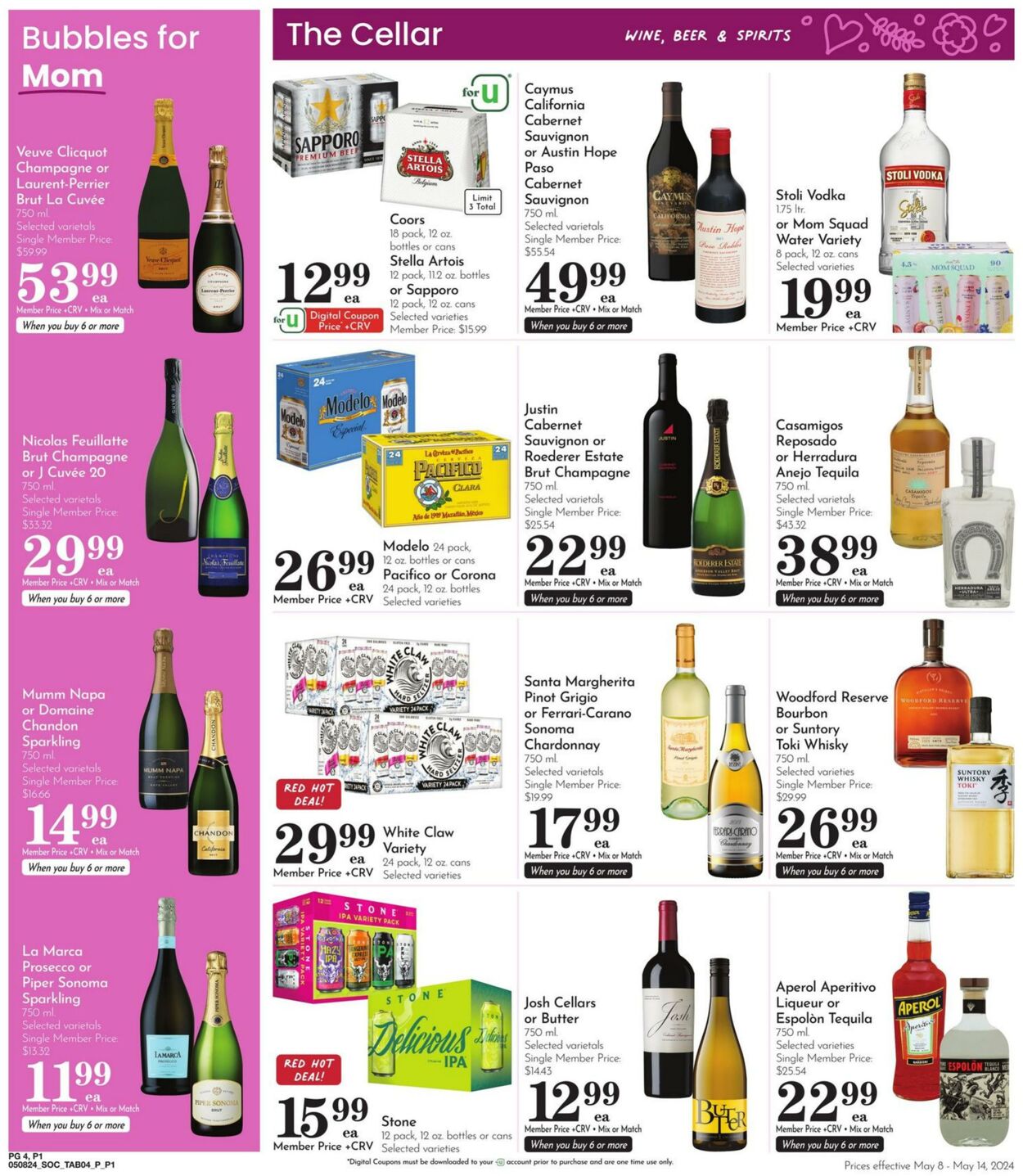 Weekly ad Pavilions 05/08/2024 - 05/14/2024
