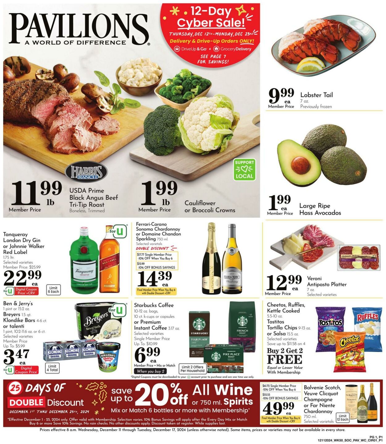 Weekly ad Pavilions 12/11/2024 - 12/17/2024