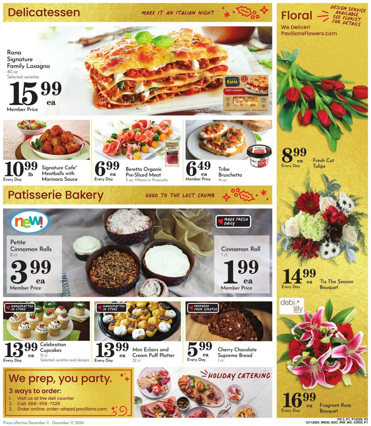 Weekly ad Pavilions 12/11/2024 - 12/17/2024