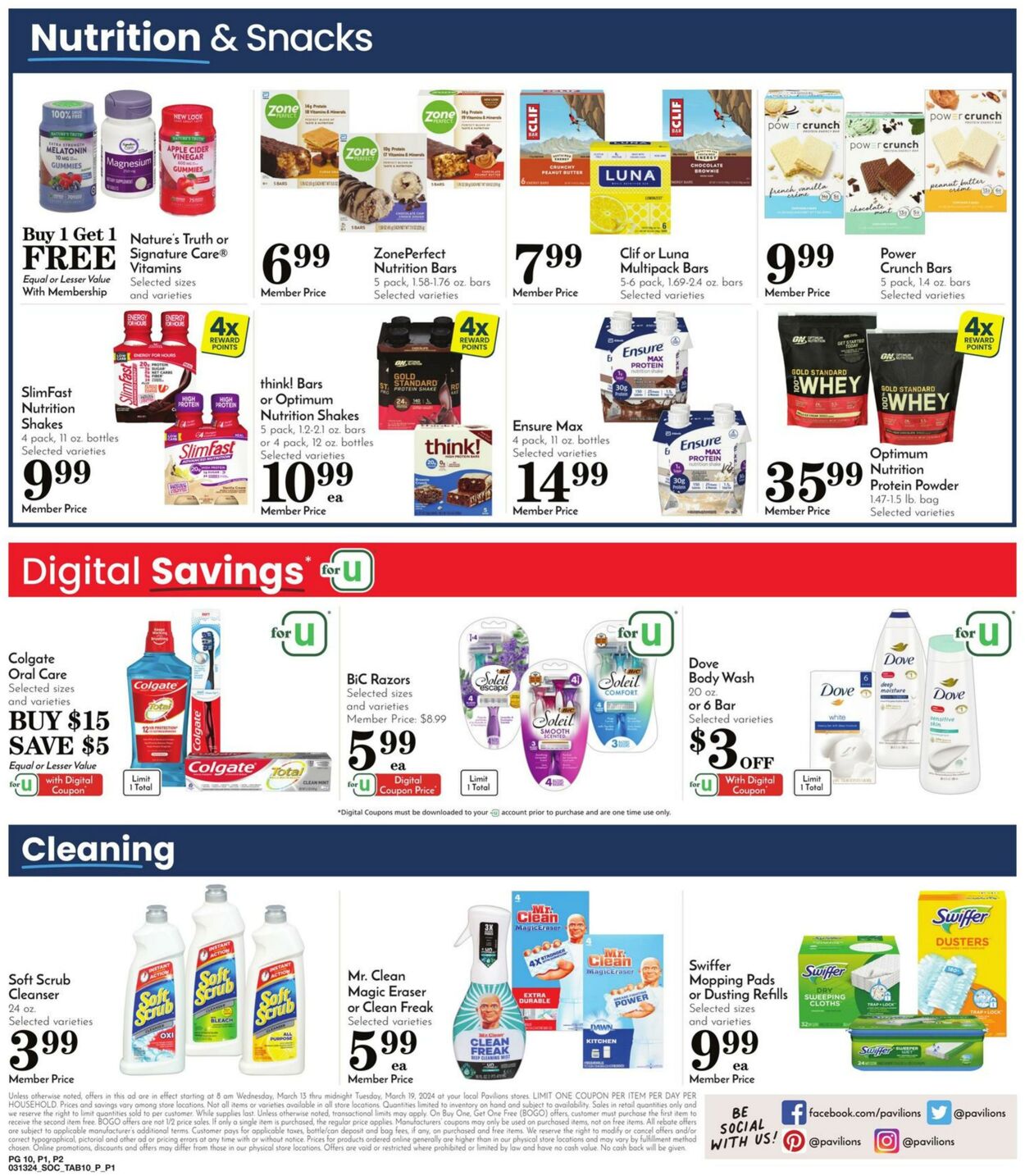 Weekly ad Pavilions 03/13/2024 - 03/19/2024
