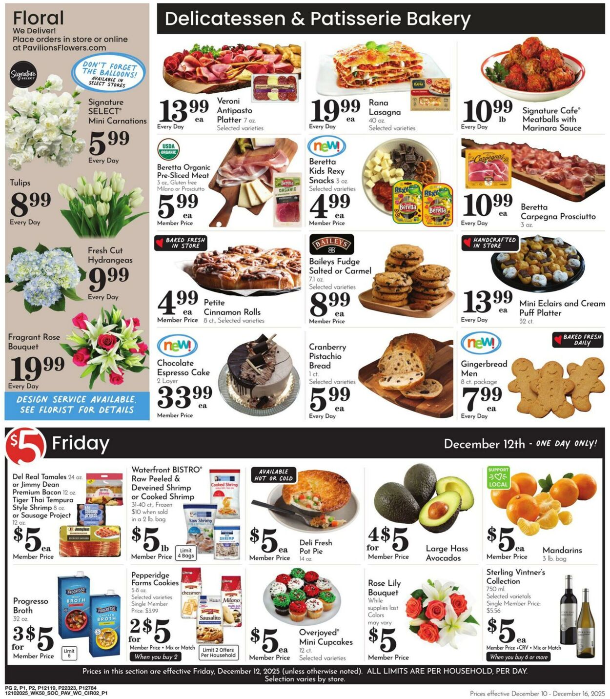 Weekly ad Pavilions 12/10/2025 - 12/16/2025