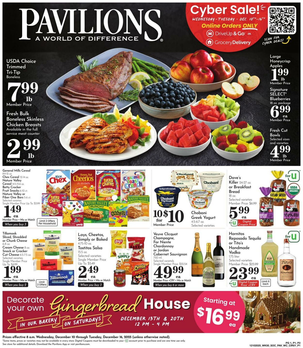 Weekly ad Pavilions 12/10/2025 - 12/16/2025