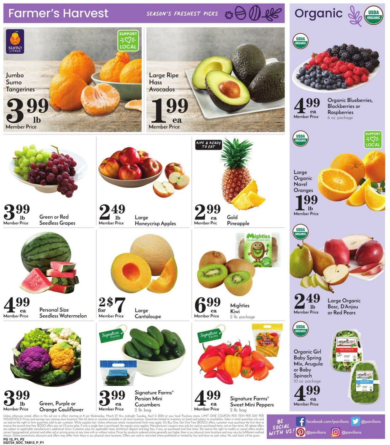 Weekly ad Pavilions 03/27/2024 - 04/02/2024