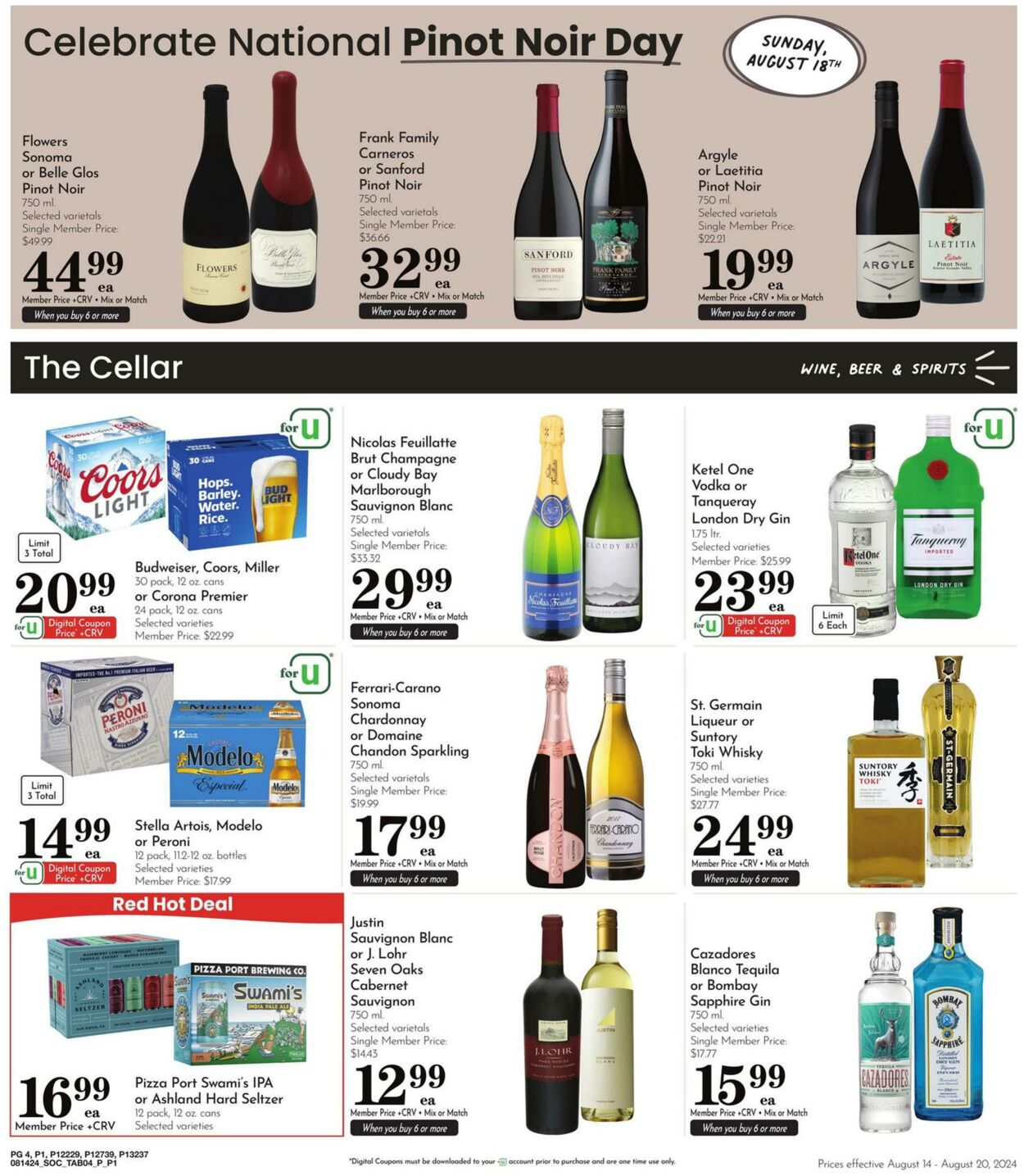 Weekly ad Pavilions 08/14/2024 - 08/20/2024