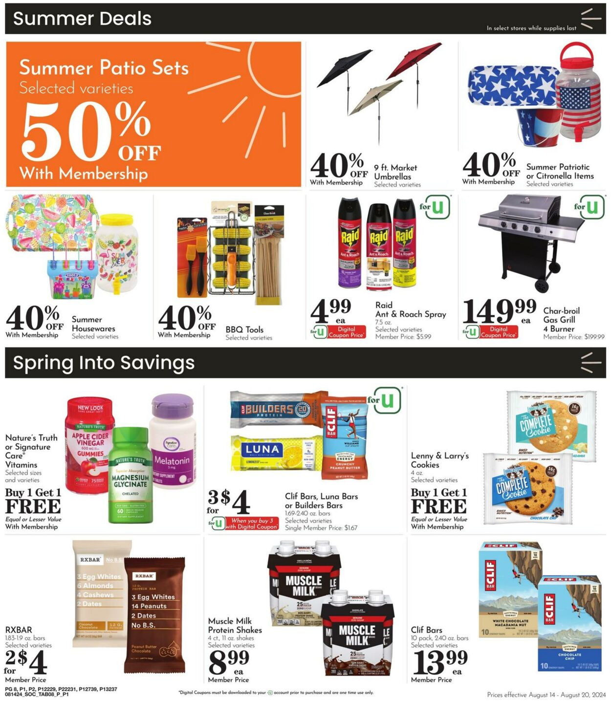 Weekly ad Pavilions 08/14/2024 - 08/20/2024