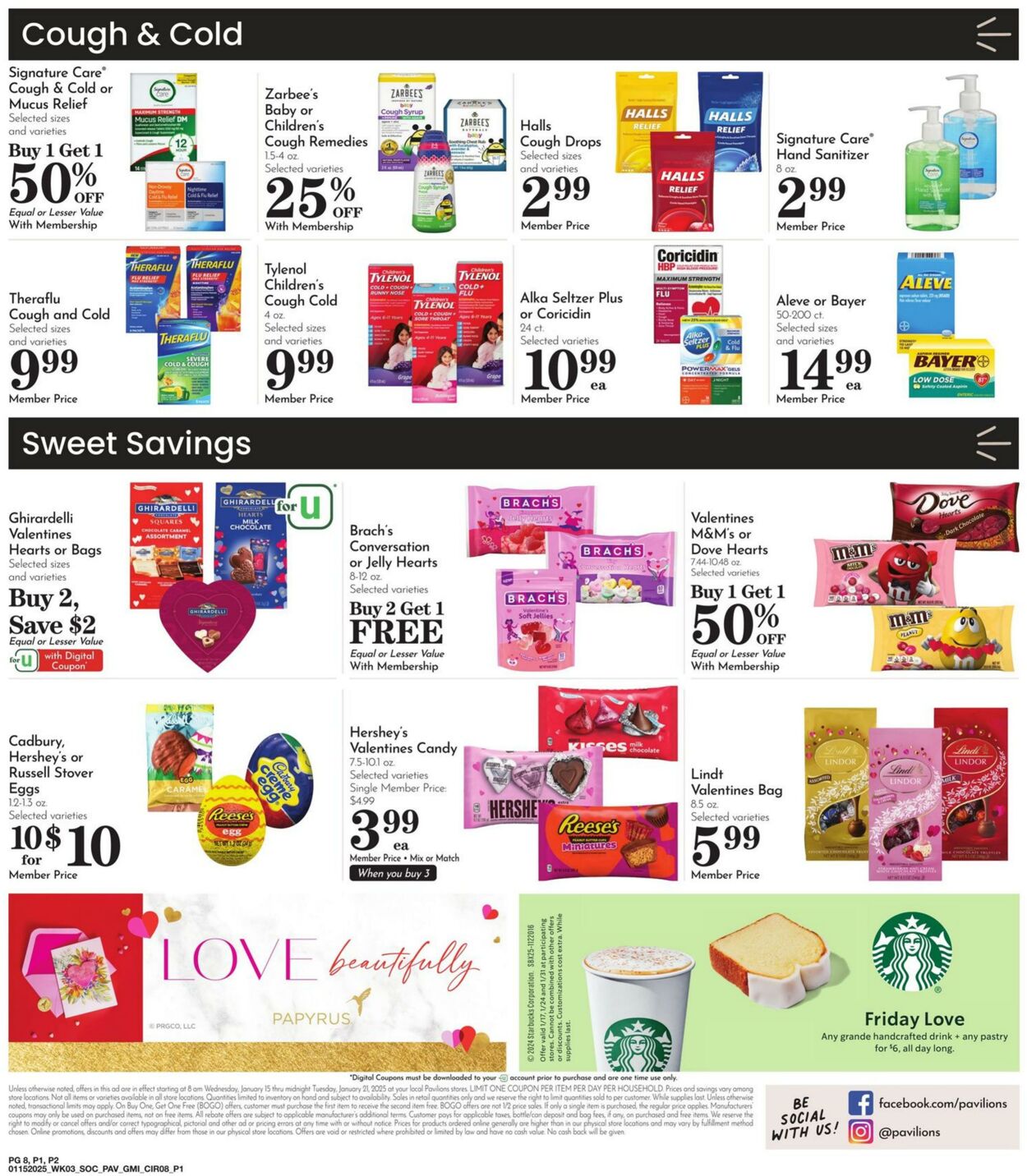 Weekly ad Pavilions 01/15/2025 - 01/21/2025