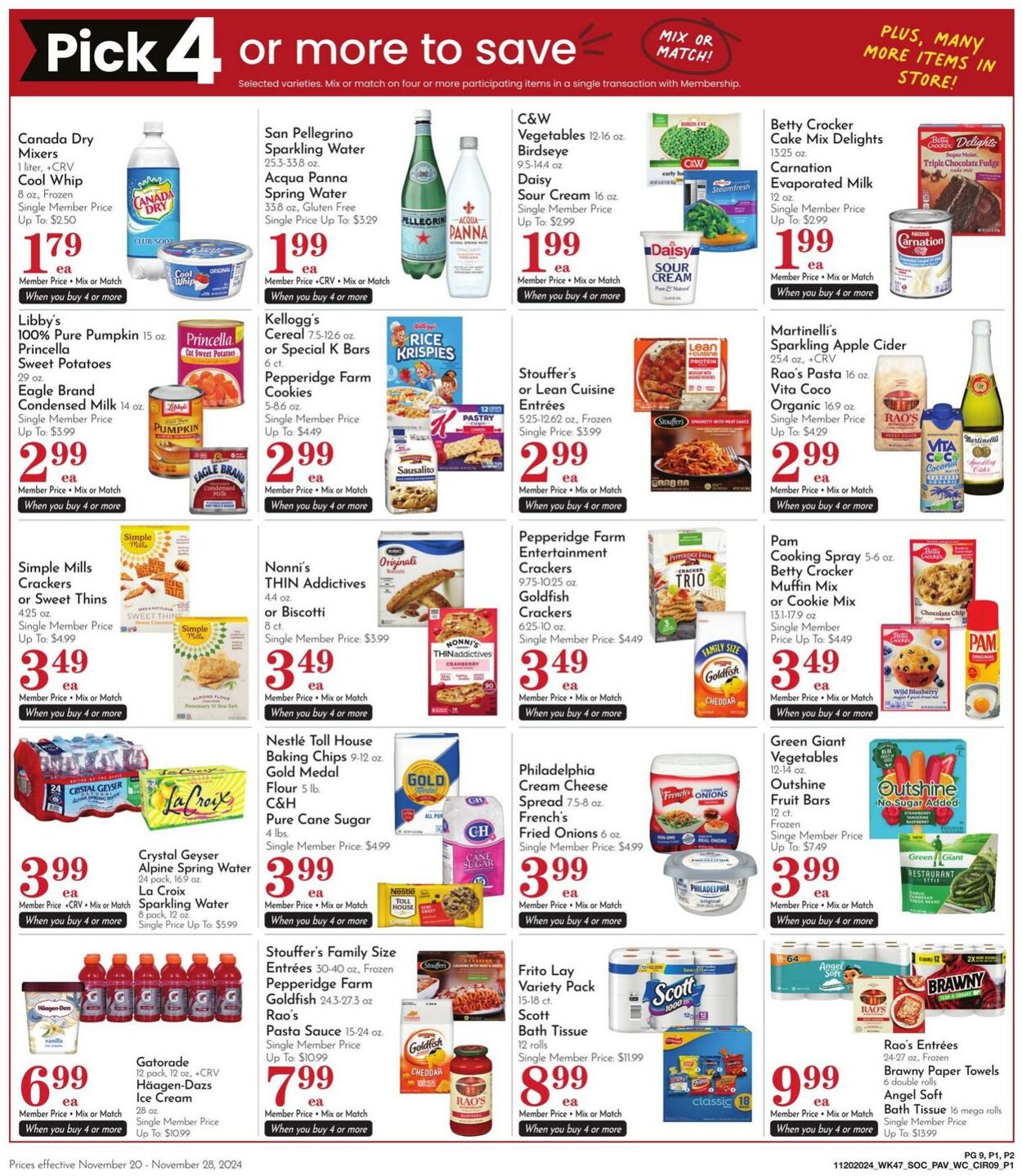 Weekly ad Pavilions 11/20/2024 - 11/28/2024