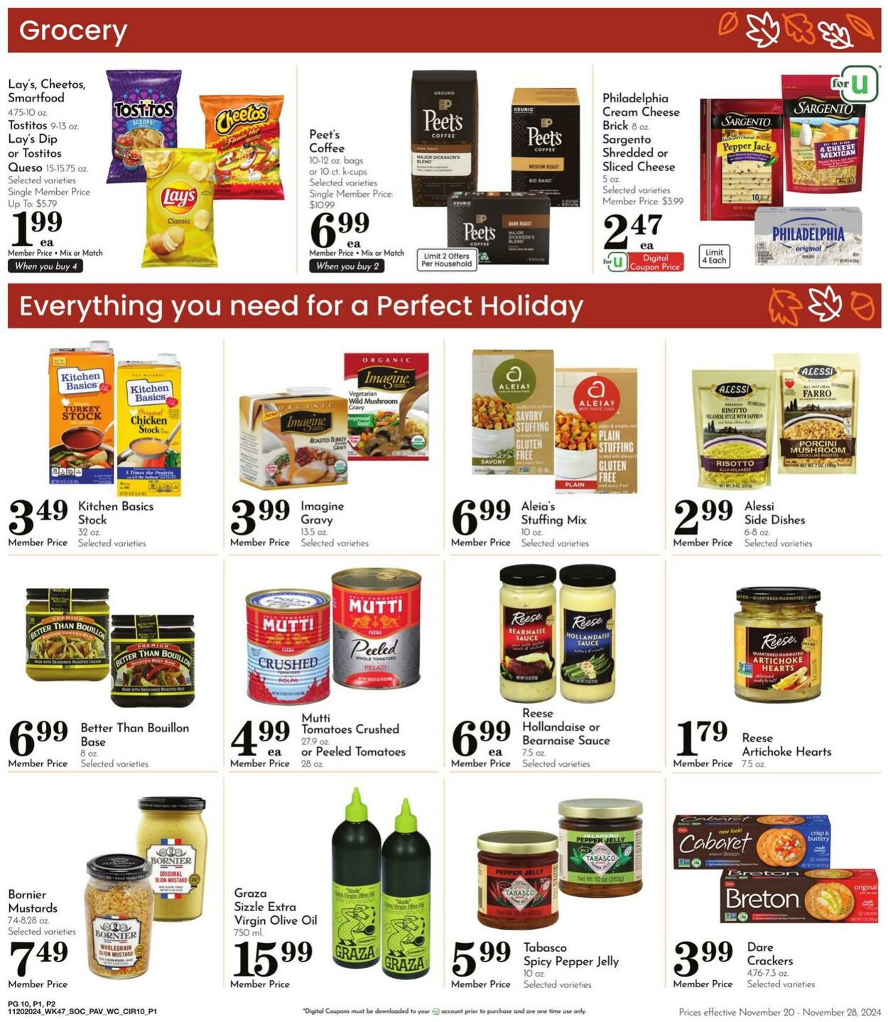 Weekly ad Pavilions 11/20/2024 - 11/28/2024