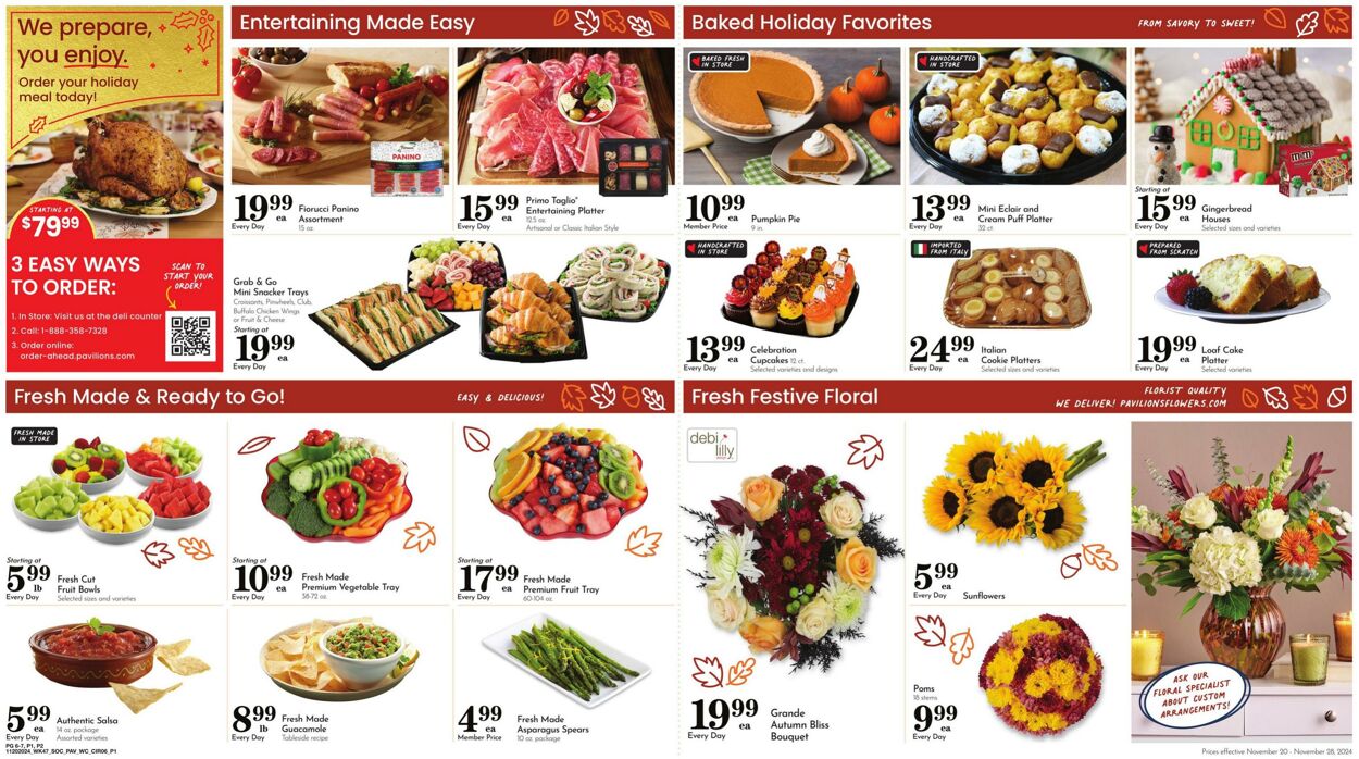 Weekly ad Pavilions 11/20/2024 - 11/28/2024