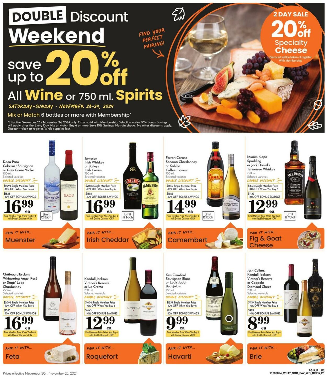 Weekly ad Pavilions 11/20/2024 - 11/28/2024