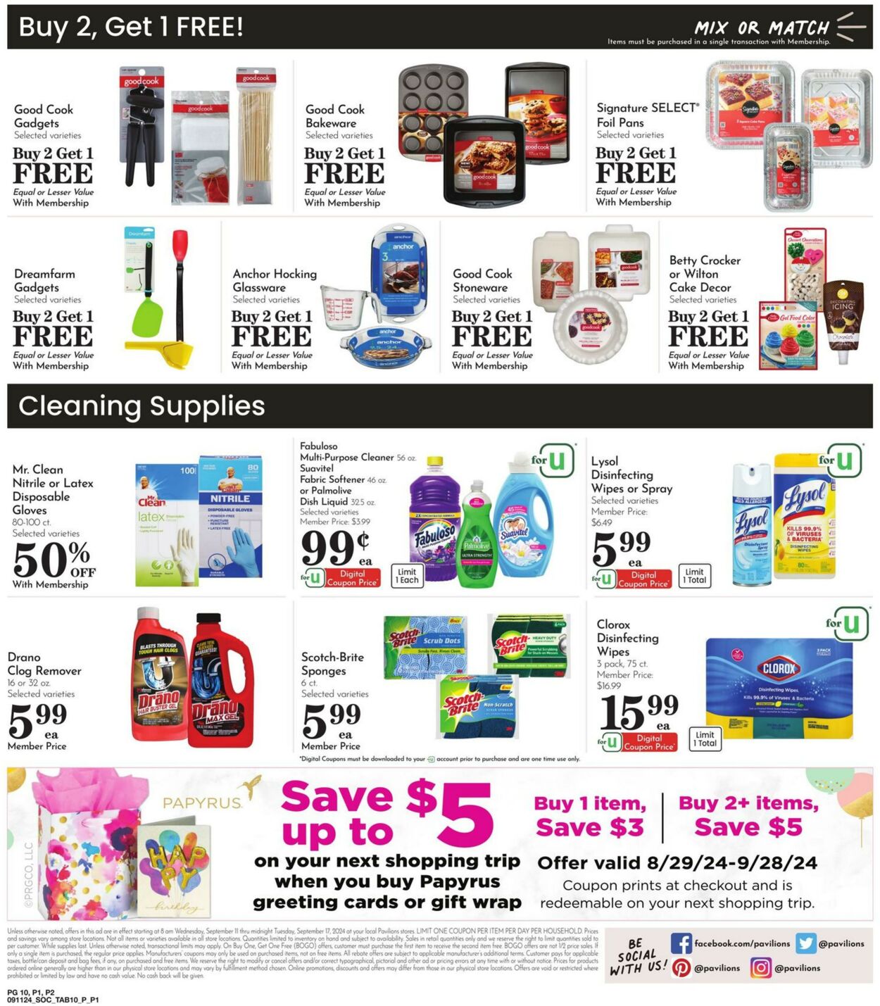 Weekly ad Pavilions 09/11/2024 - 09/17/2024