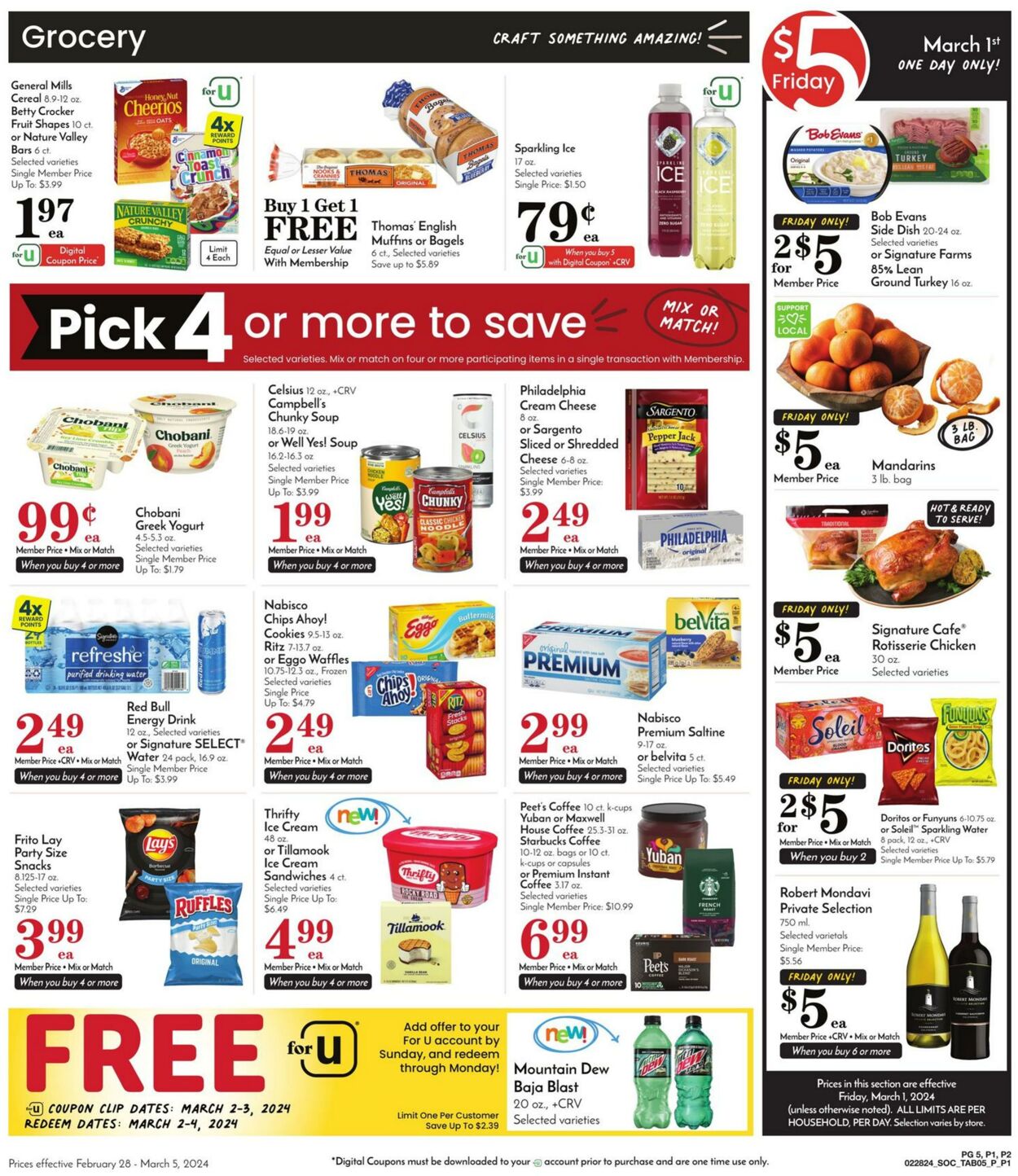 Weekly ad Pavilions 02/28/2024 - 03/05/2024
