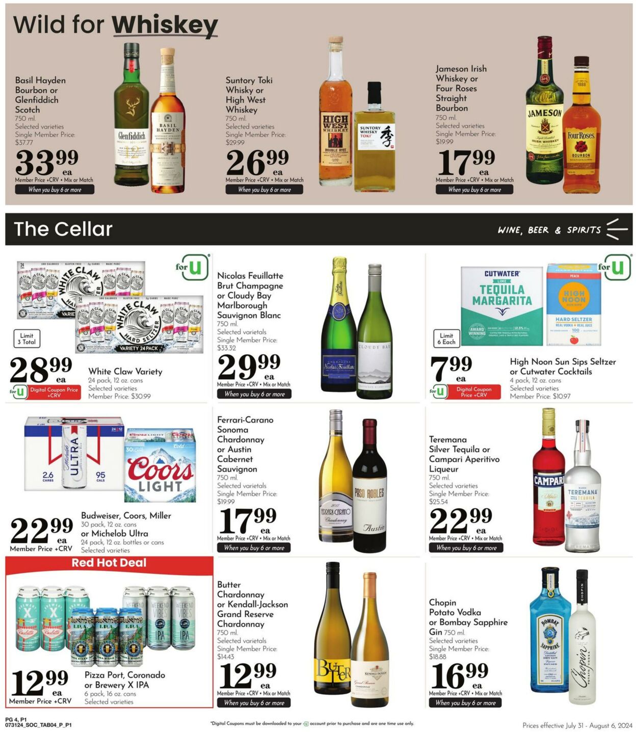 Weekly ad Pavilions 07/31/2024 - 08/06/2024