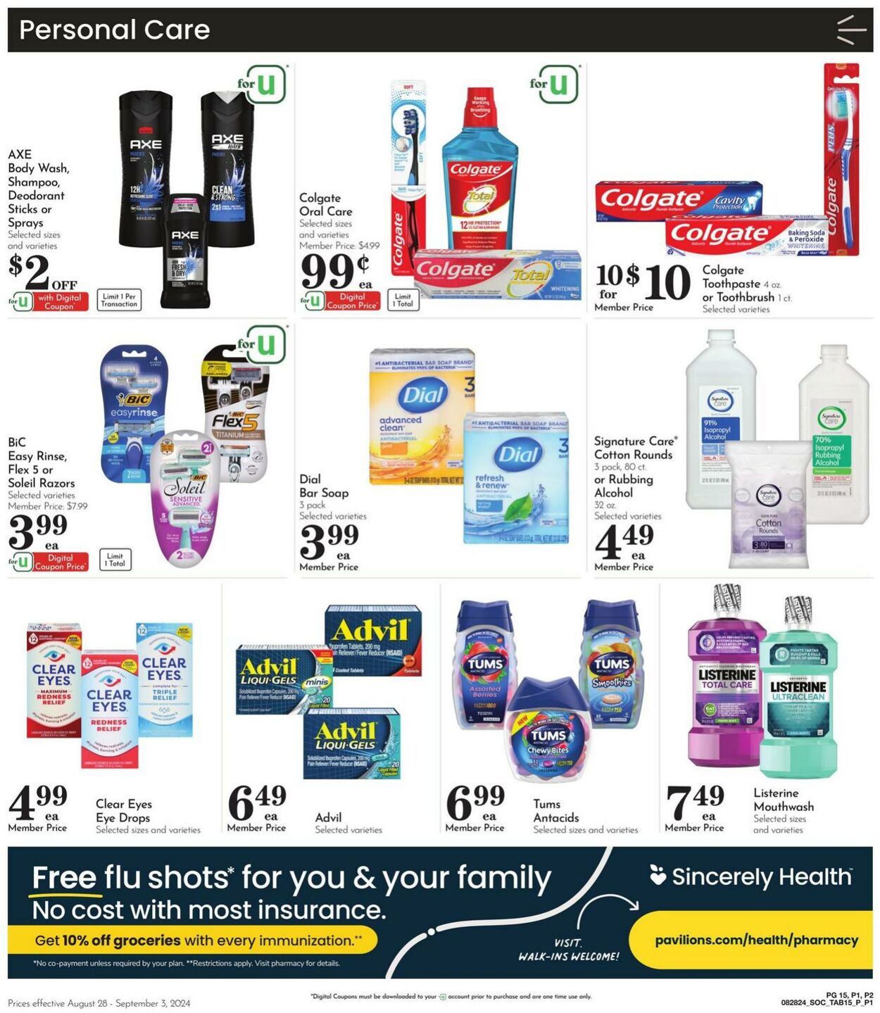 Weekly ad Pavilions 08/28/2024 - 09/03/2024