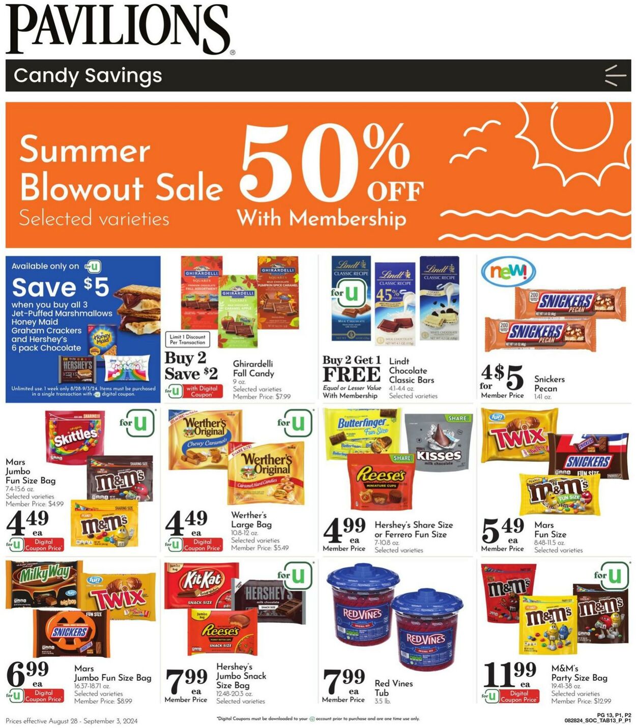 Weekly ad Pavilions 08/28/2024 - 09/03/2024