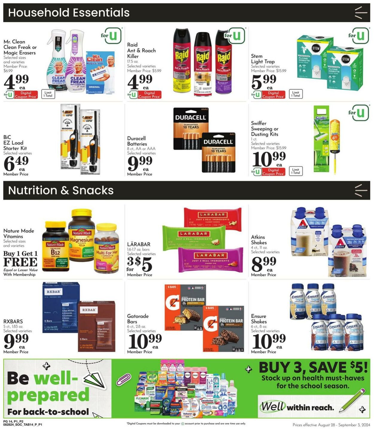 Weekly ad Pavilions 08/28/2024 - 09/03/2024