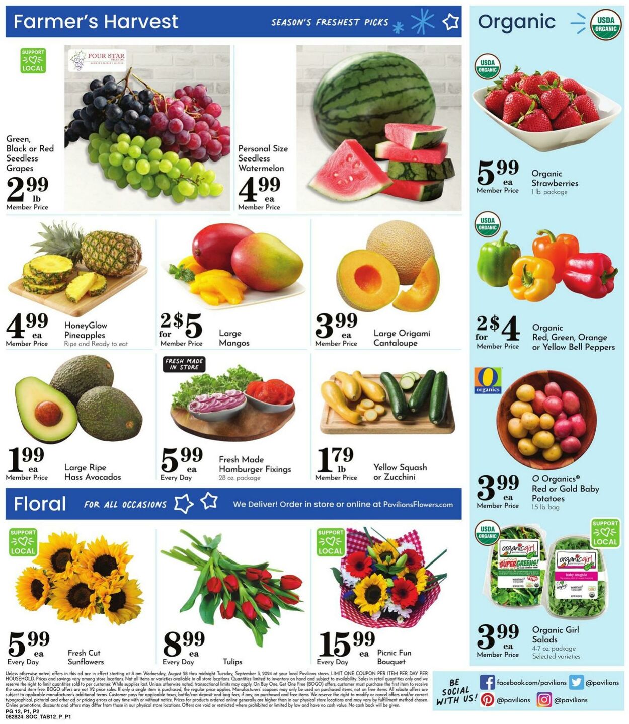 Weekly ad Pavilions 08/28/2024 - 09/03/2024