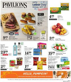 Weekly ad Pavilions 09/25/2024 - 10/01/2024