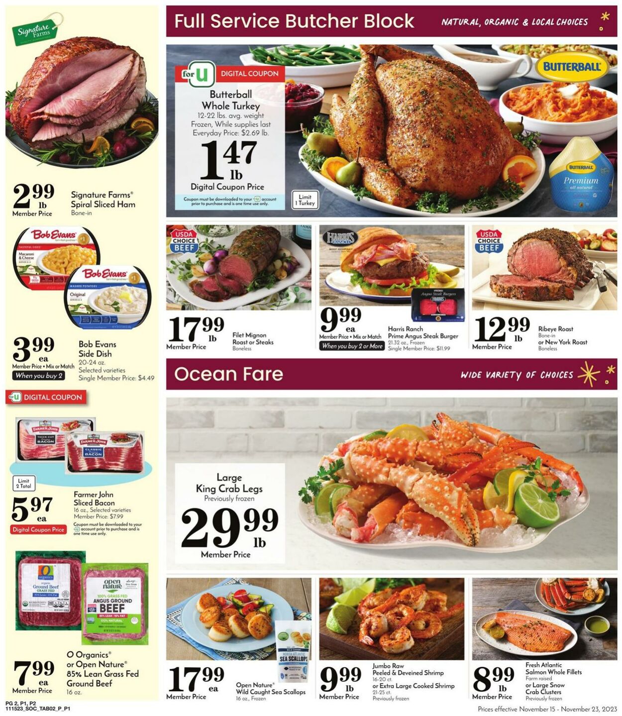 Weekly ad Pavilions 11/15/2023 - 11/23/2023