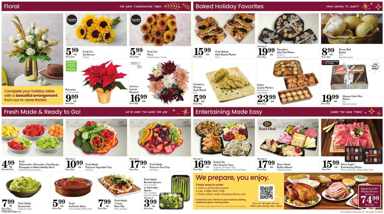 Weekly ad Pavilions 11/15/2023 - 11/23/2023