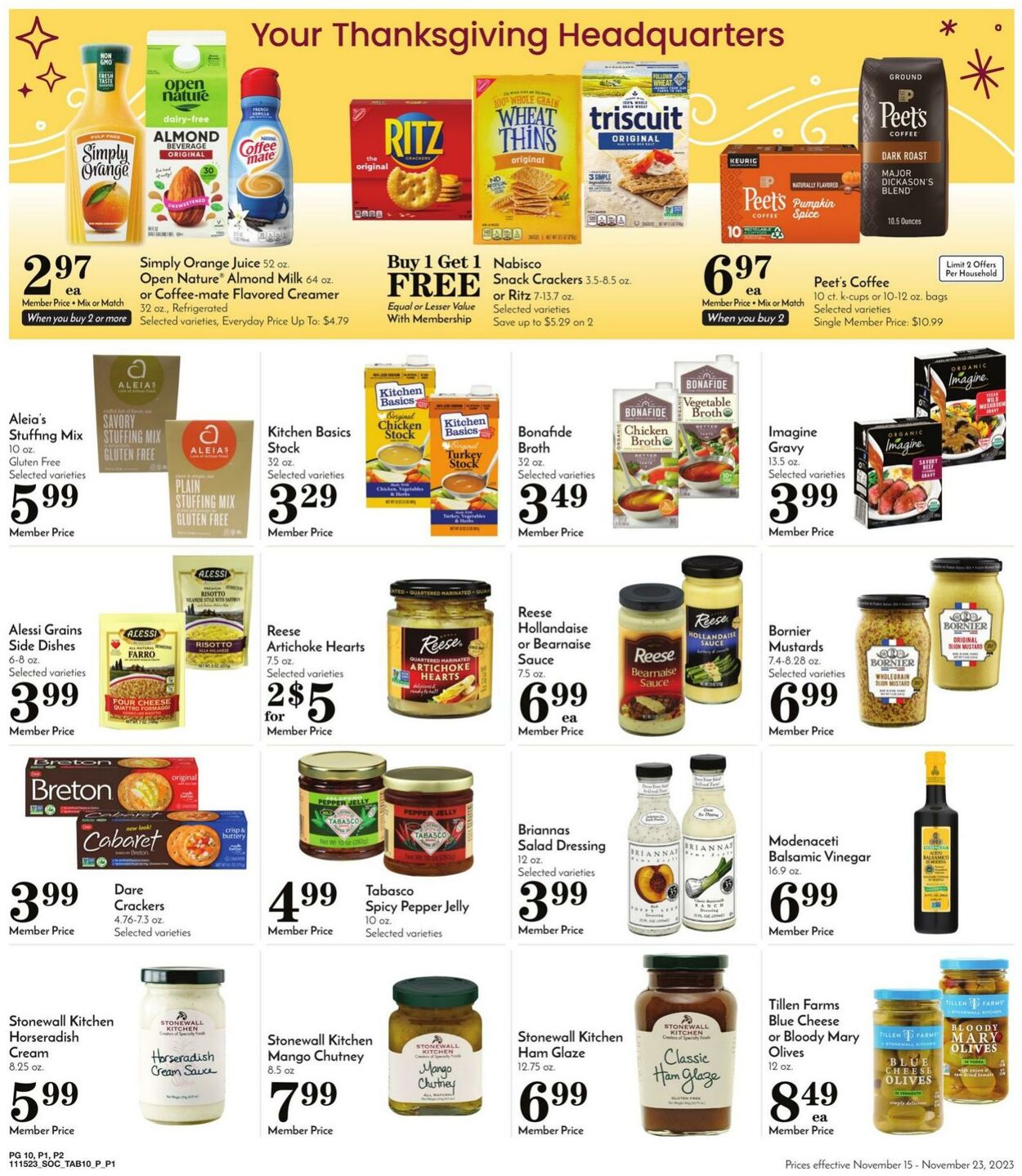 Weekly ad Pavilions 11/15/2023 - 11/23/2023