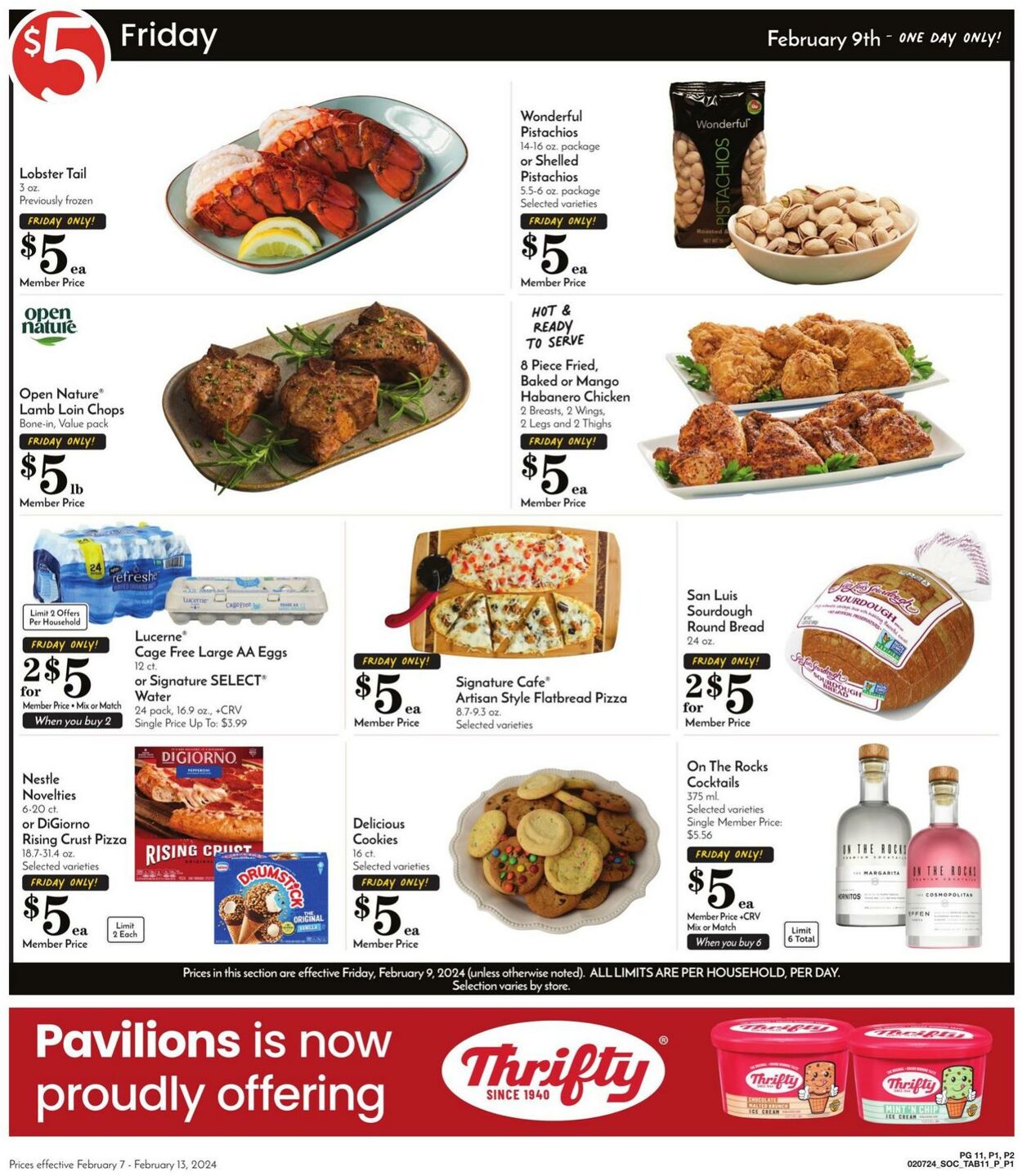 Weekly ad Pavilions 02/07/2024 - 02/13/2024