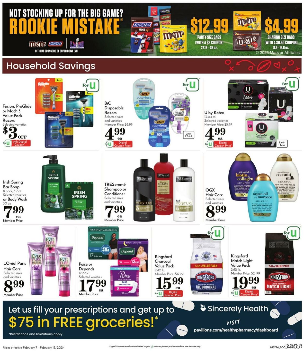 Weekly ad Pavilions 02/07/2024 - 02/13/2024