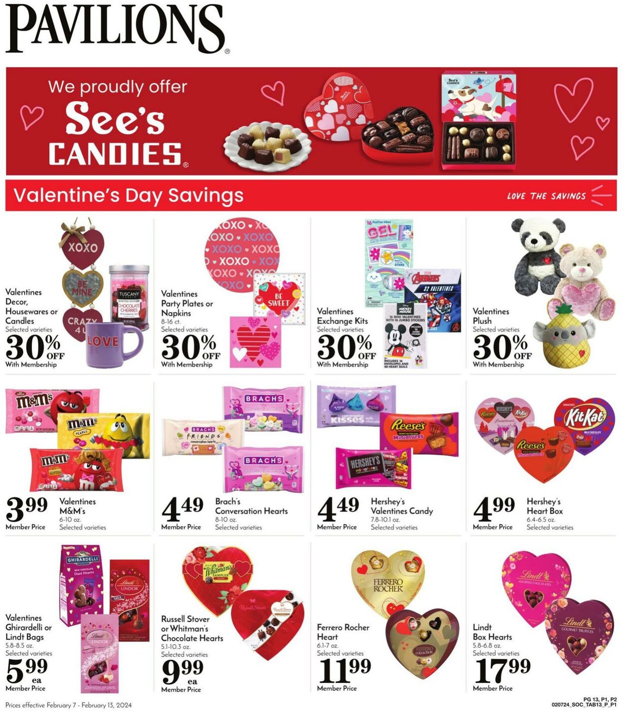 Weekly ad Pavilions 02/07/2024 - 02/13/2024