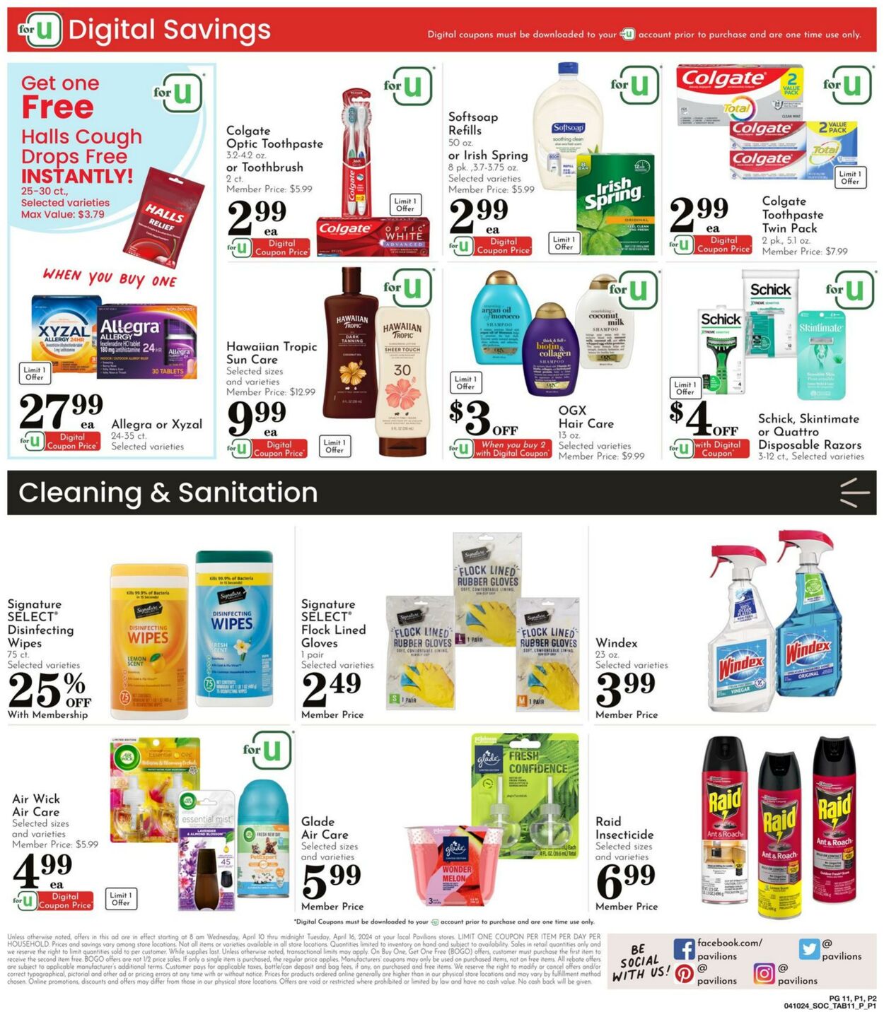 Weekly ad Pavilions 04/10/2024 - 04/16/2024