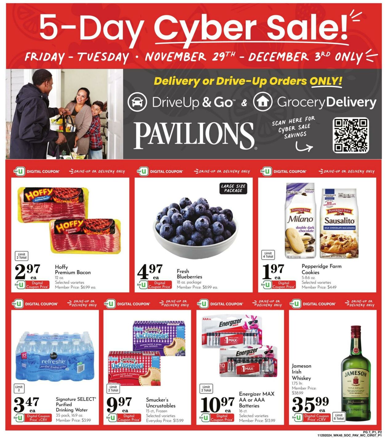 Weekly ad Pavilions 11/29/2024 - 12/03/2024