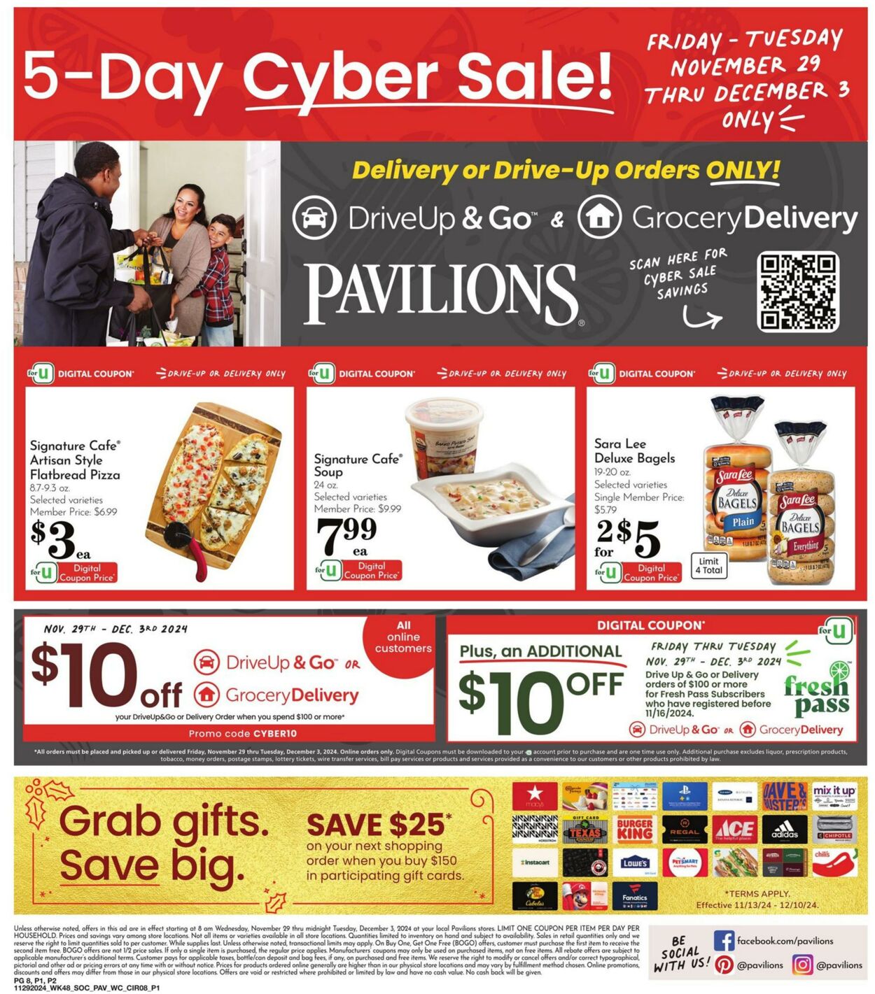 Weekly ad Pavilions 11/29/2024 - 12/03/2024