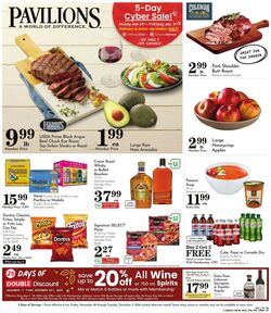 Weekly ad Pavilions 11/29/2024 - 12/03/2024