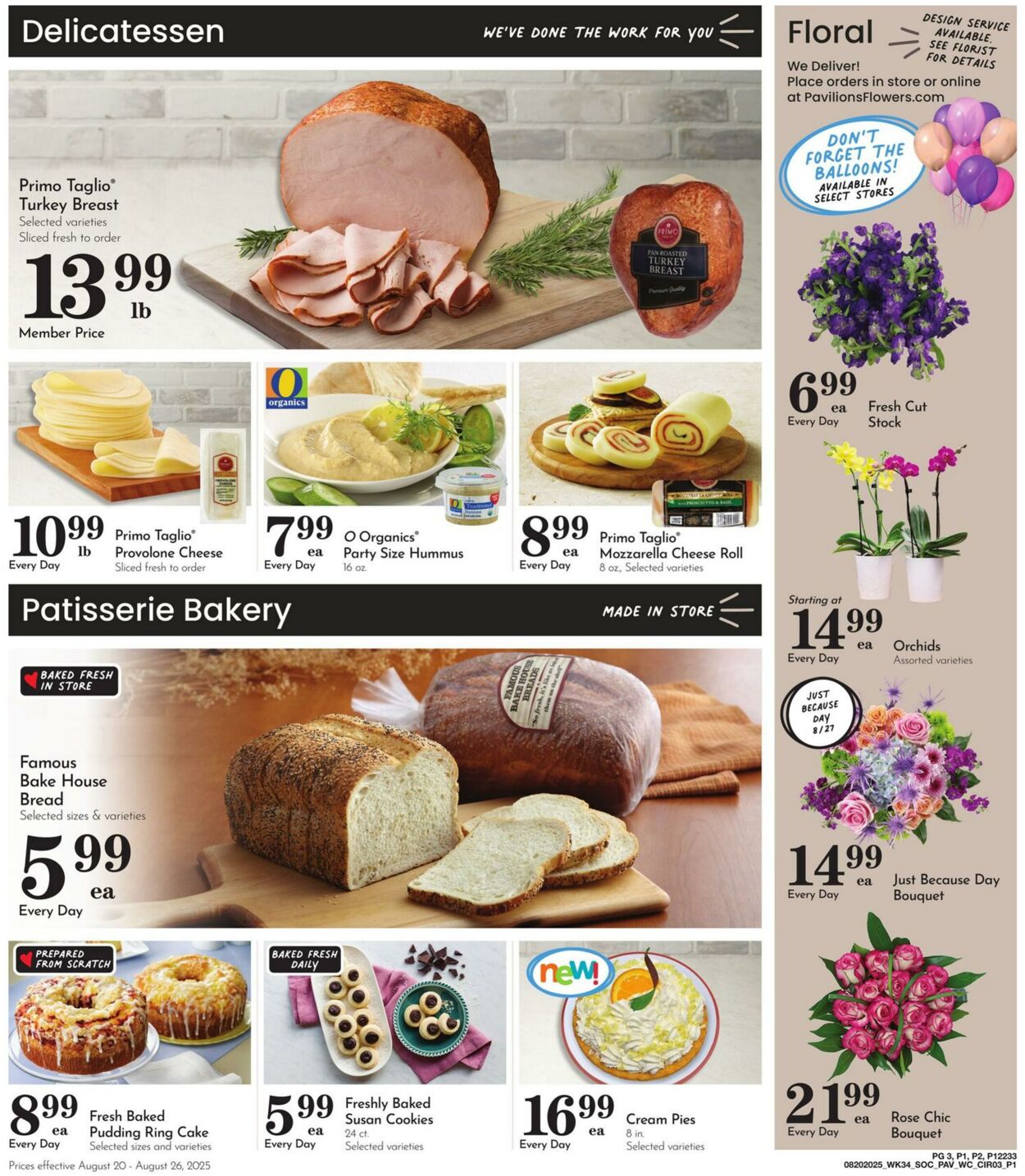 Weekly ad Pavilions 08/20/2025 - 08/26/2025