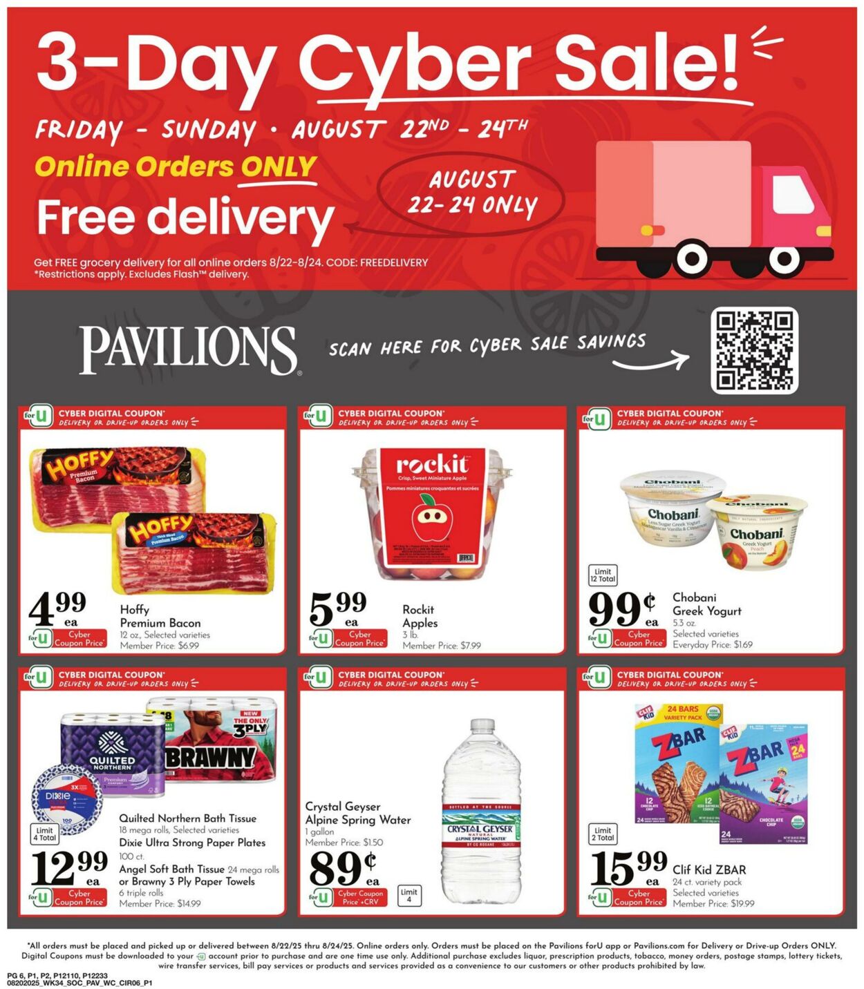 Weekly ad Pavilions 08/20/2025 - 08/26/2025