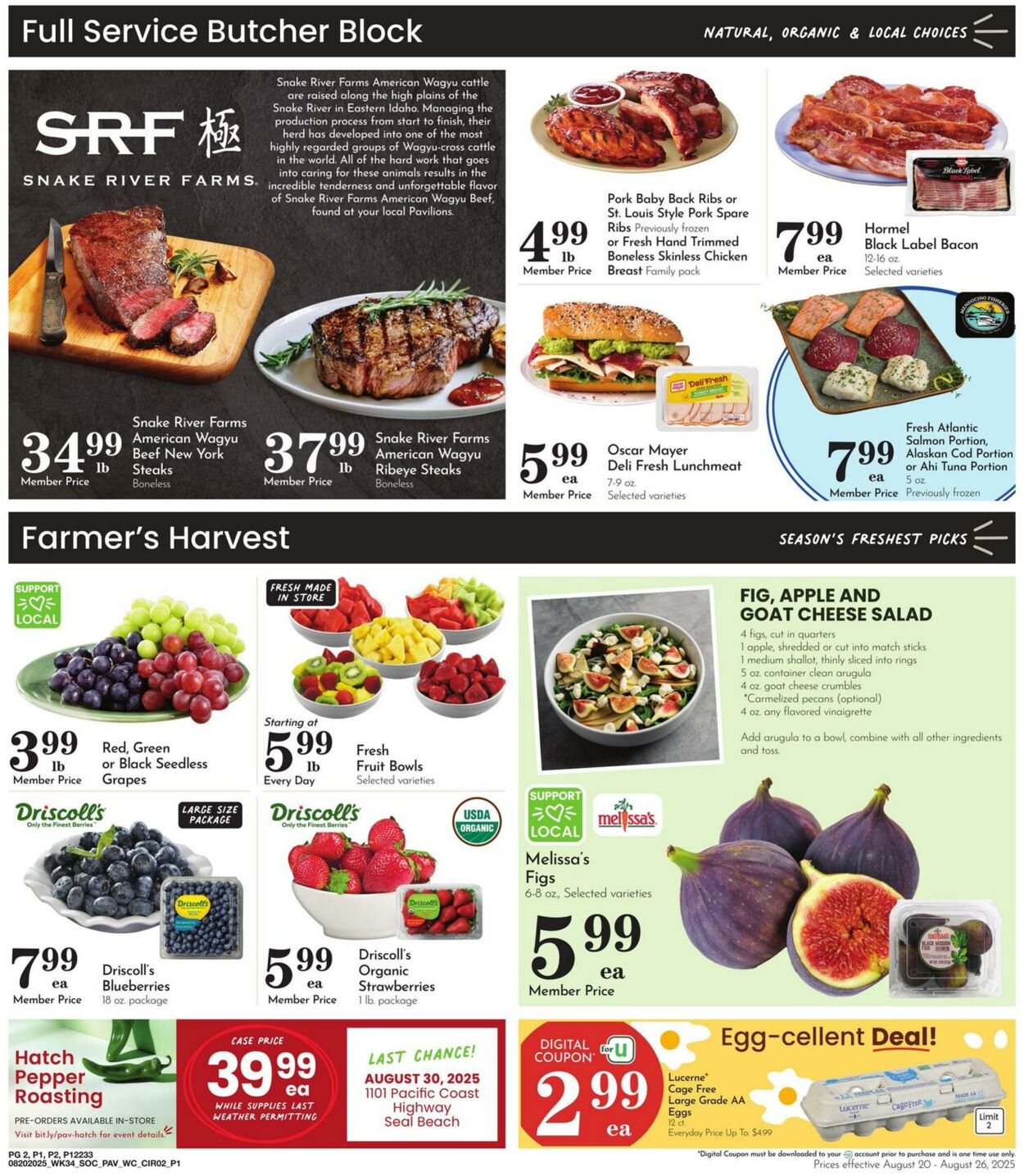 Weekly ad Pavilions 08/20/2025 - 08/26/2025