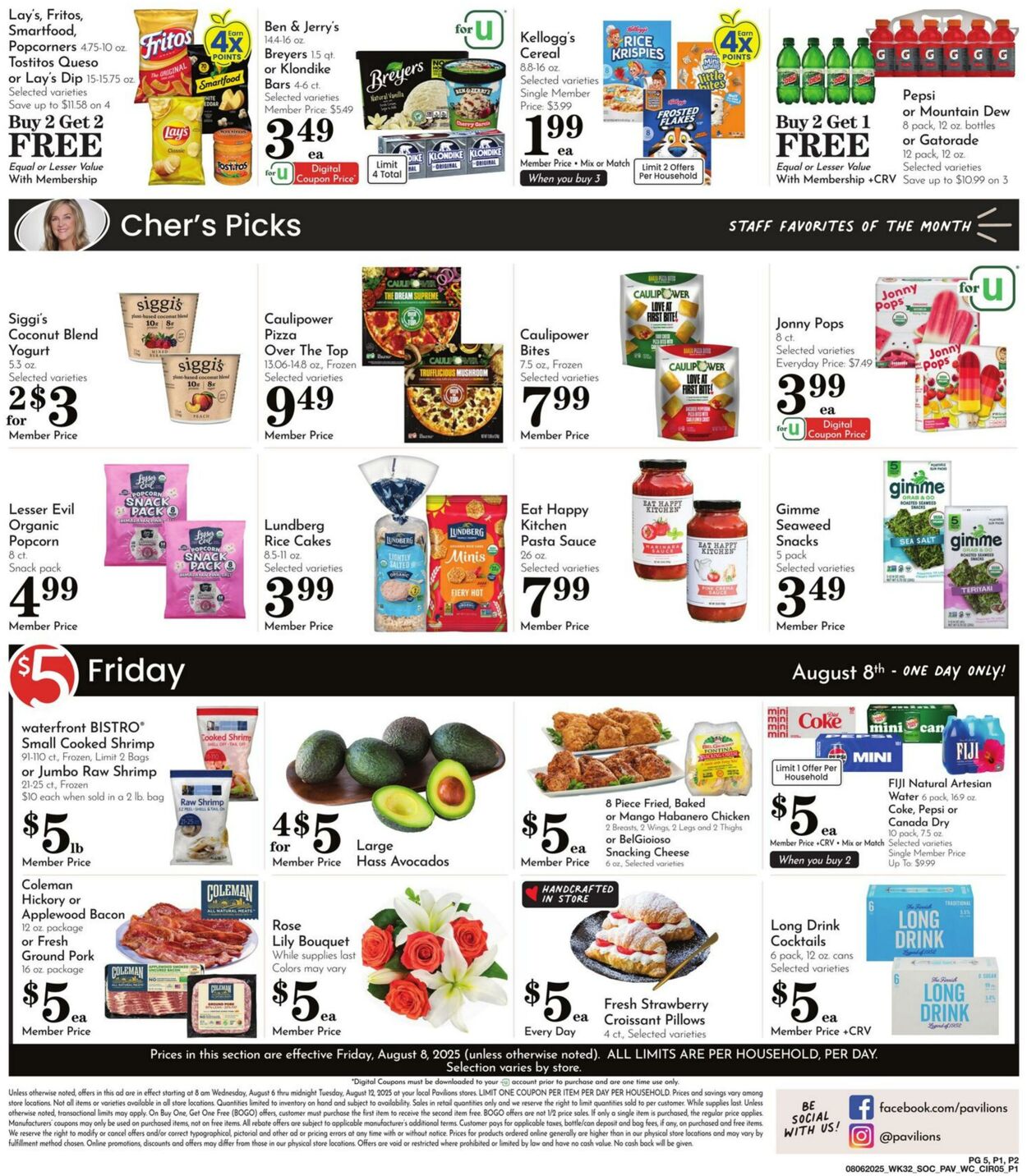 Weekly ad Pavilions 08/06/2025 - 08/12/2025