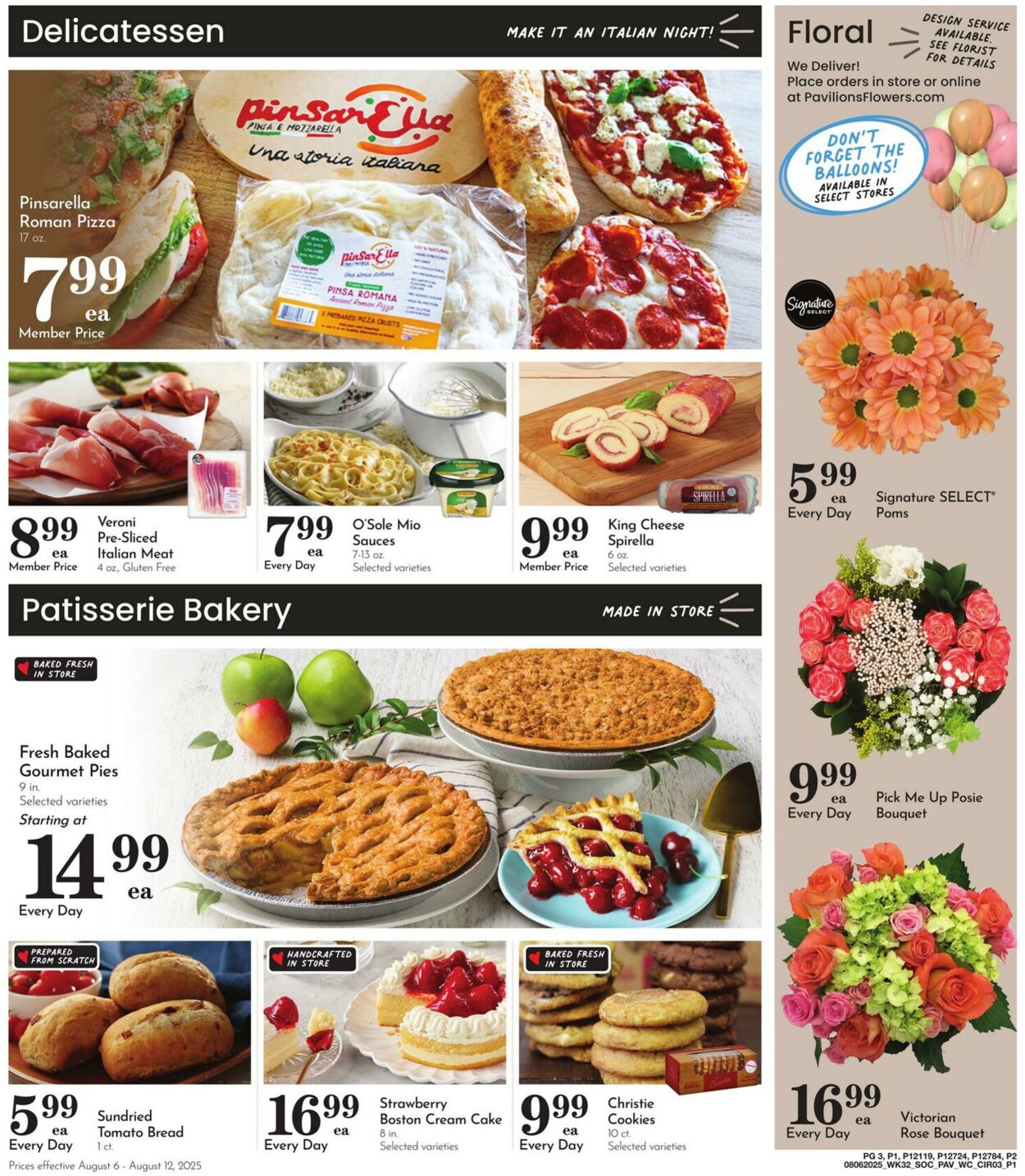 Weekly ad Pavilions 08/06/2025 - 08/12/2025