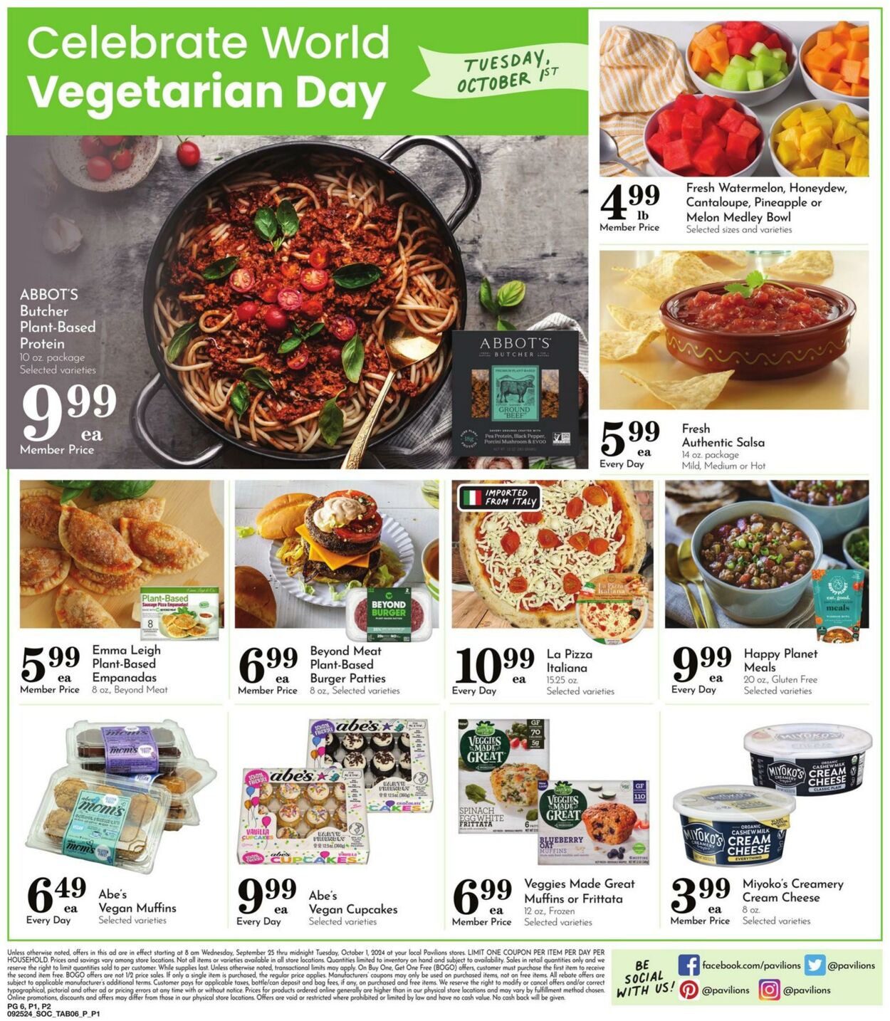 Weekly ad Pavilions 09/25/2024 - 10/01/2024