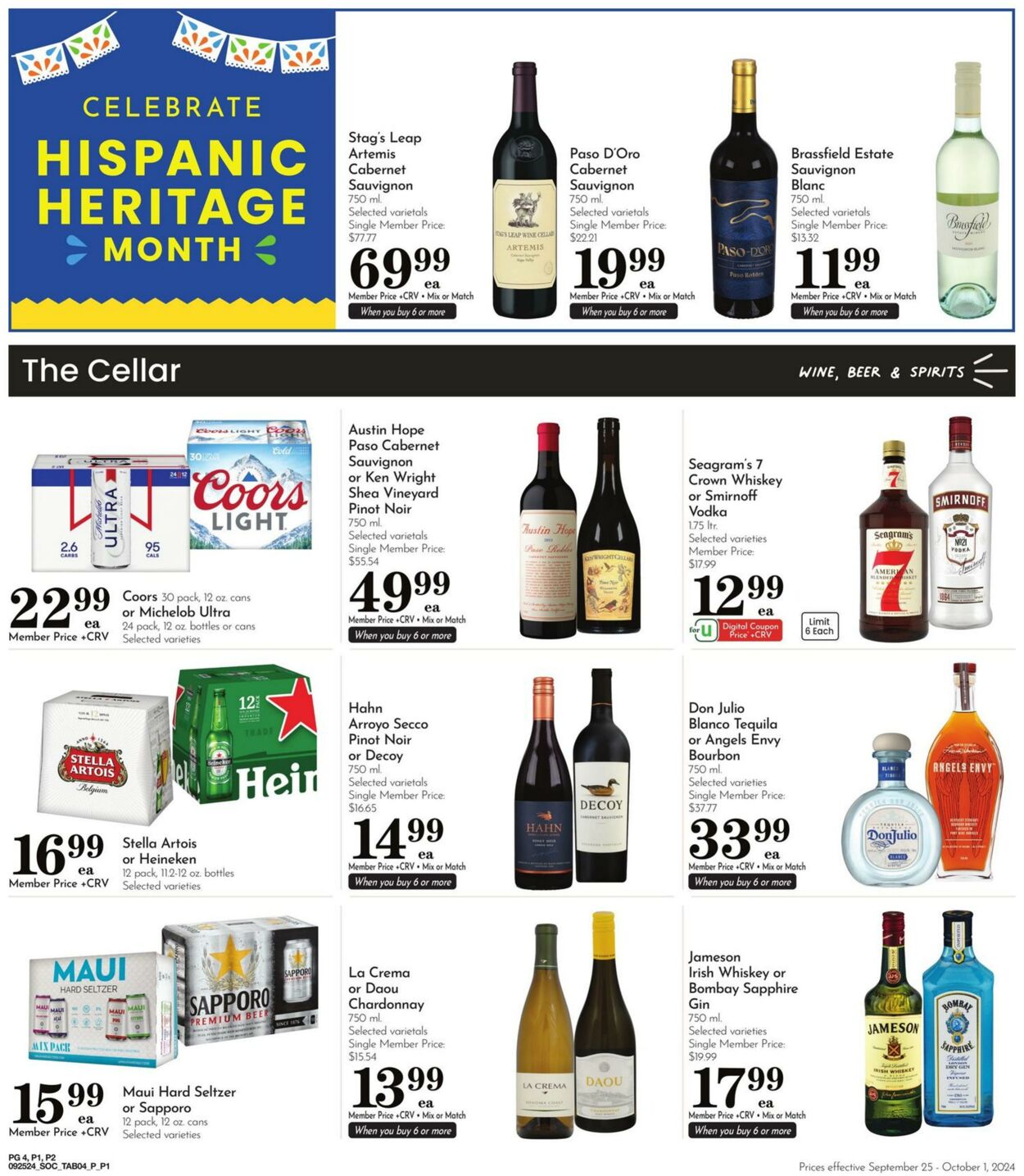 Weekly ad Pavilions 09/25/2024 - 10/01/2024