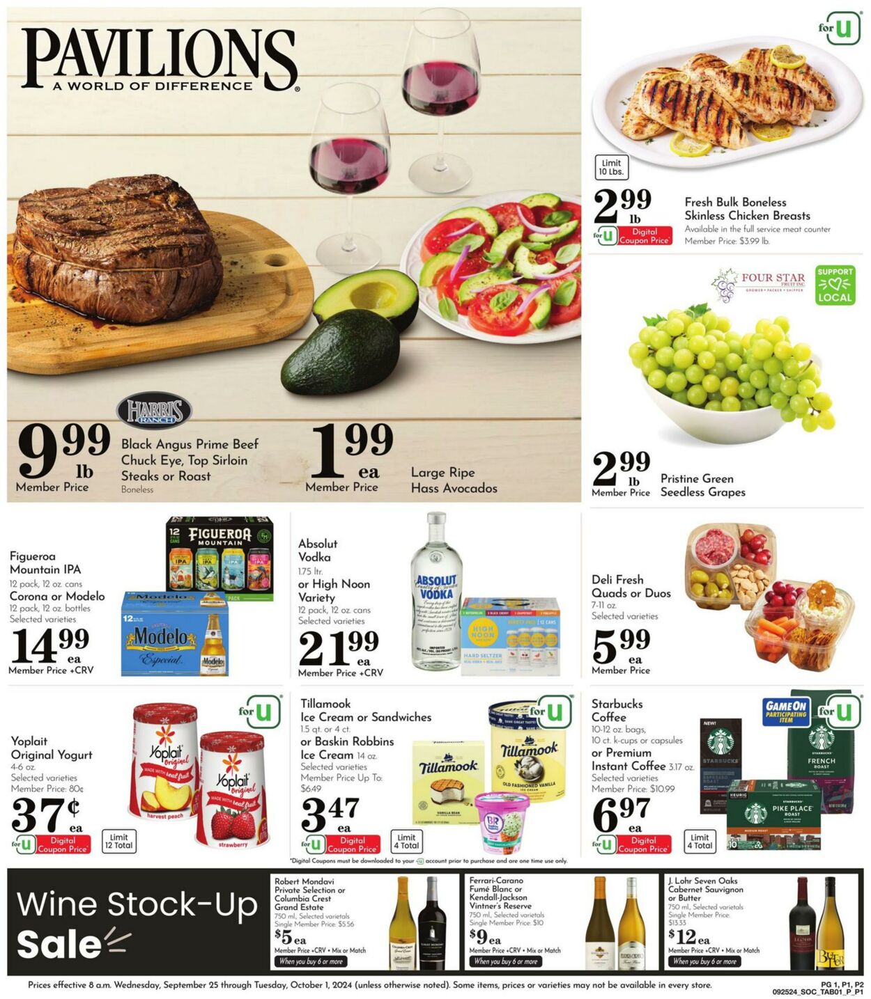 Pavilions Promotional weekly ads