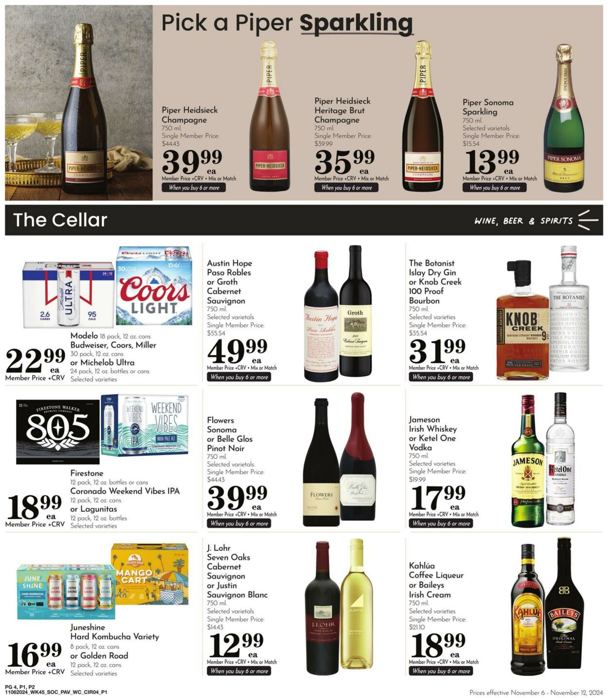 Weekly ad Pavilions 11/06/2024 - 11/12/2024