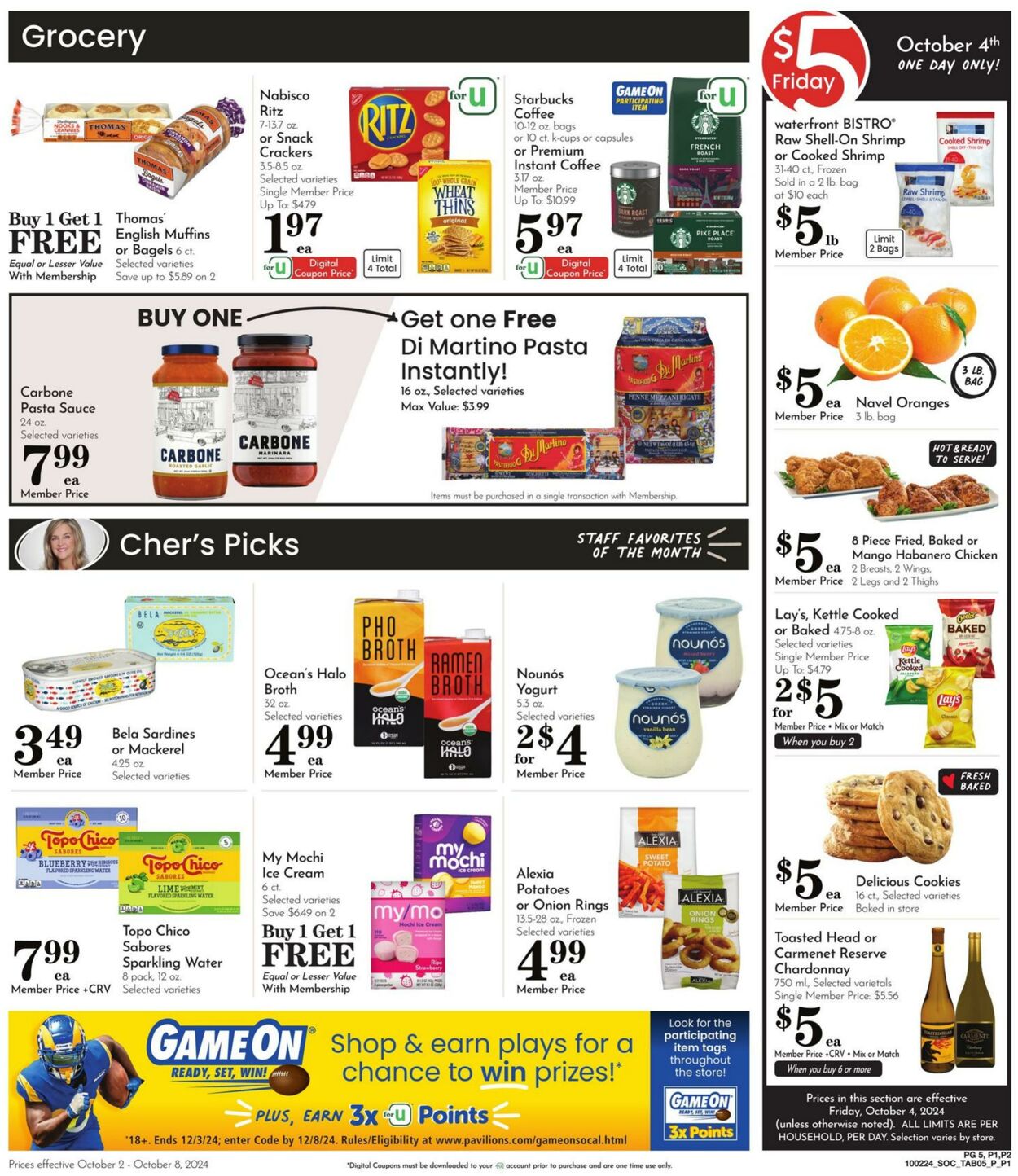 Weekly ad Pavilions 10/02/2024 - 10/08/2024